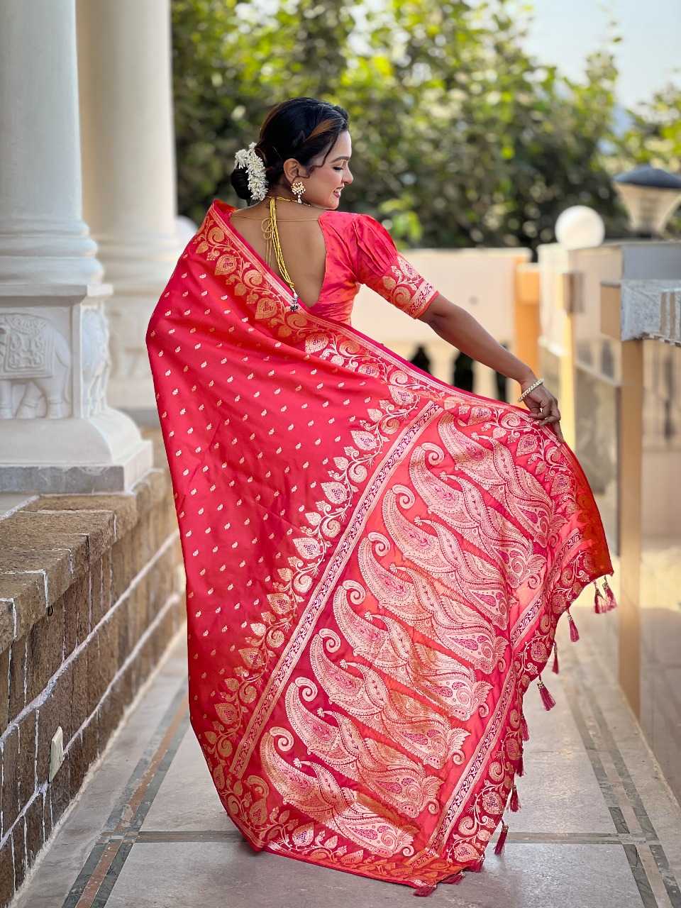 Ynf Banana Silk RIN197 2987 Sarees Wholesale Designer Sarees Fancy Sarees Silk Sarees Manufacturer