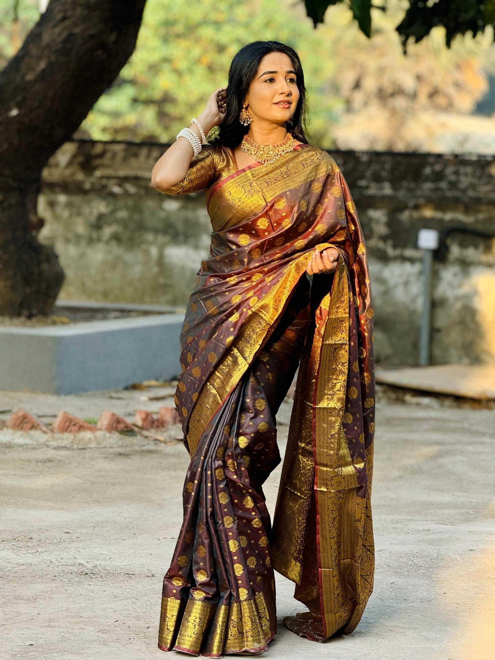 Ynf Banana Silk RIN211 Pushpa-Vol-8 Silk Sarees Wholesale Banarasi Silk Sarees Fancy Silk Sarees Banarasi Silk Sarees With Zari Work Manufacturer