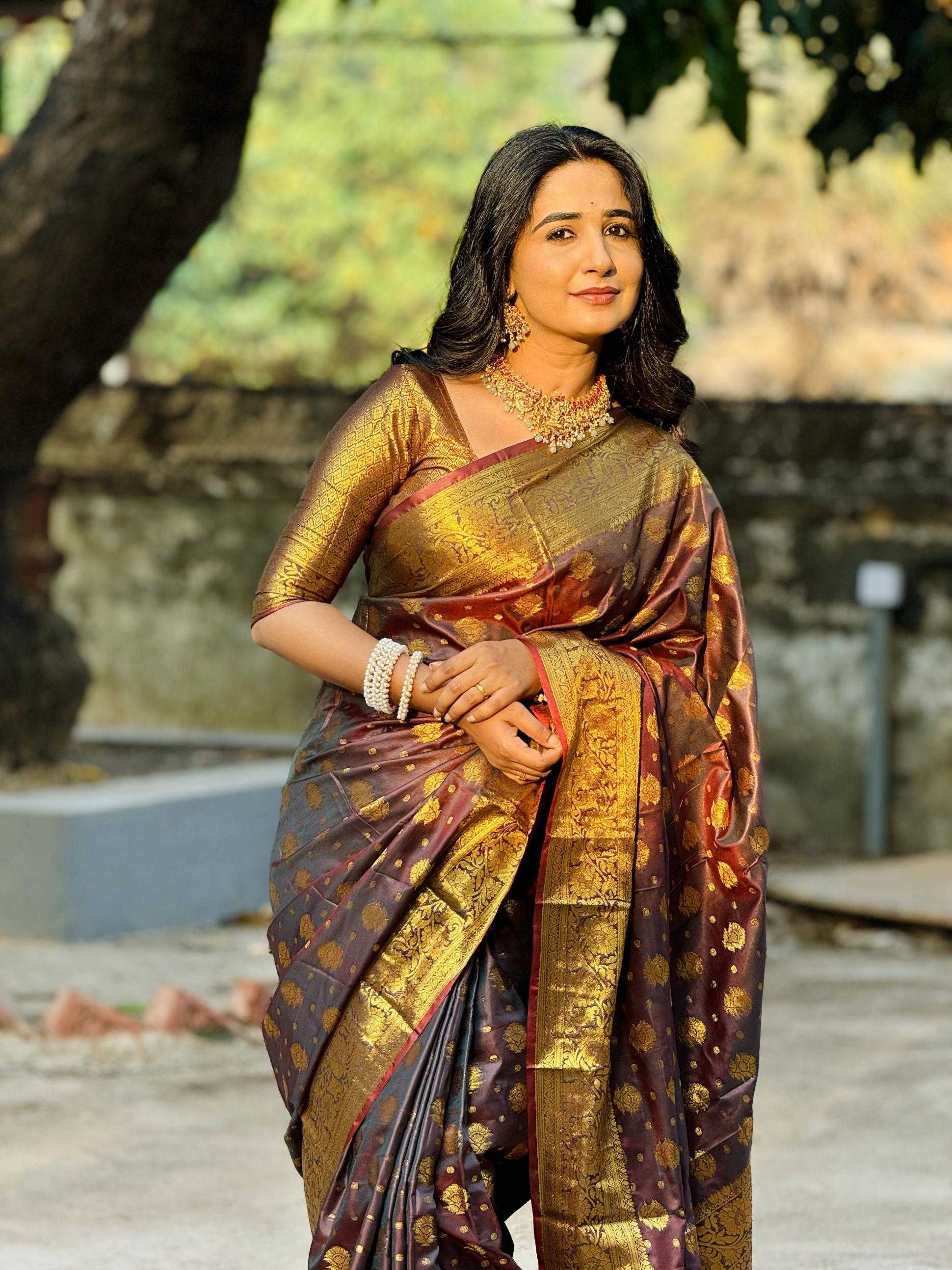 Ynf Banana Silk RIN211 Pushpa-Vol-8 Silk Sarees Wholesale Banarasi Silk Sarees Fancy Silk Sarees Banarasi Silk Sarees With Zari Work Manufacturer