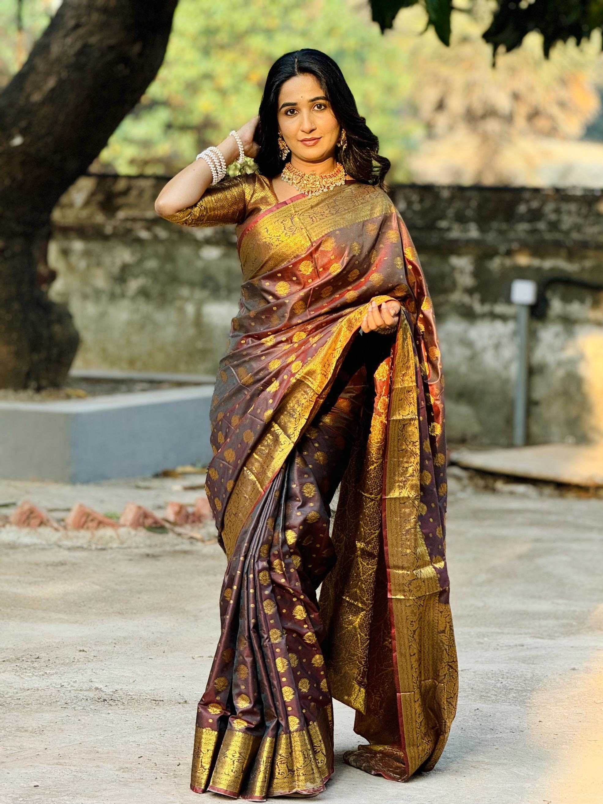 Ynf Banana Silk RIN211 Pushpa-Vol-8 Silk Sarees Wholesale Banarasi Silk Sarees Fancy Silk Sarees Banarasi Silk Sarees With Zari Work Manufacturer