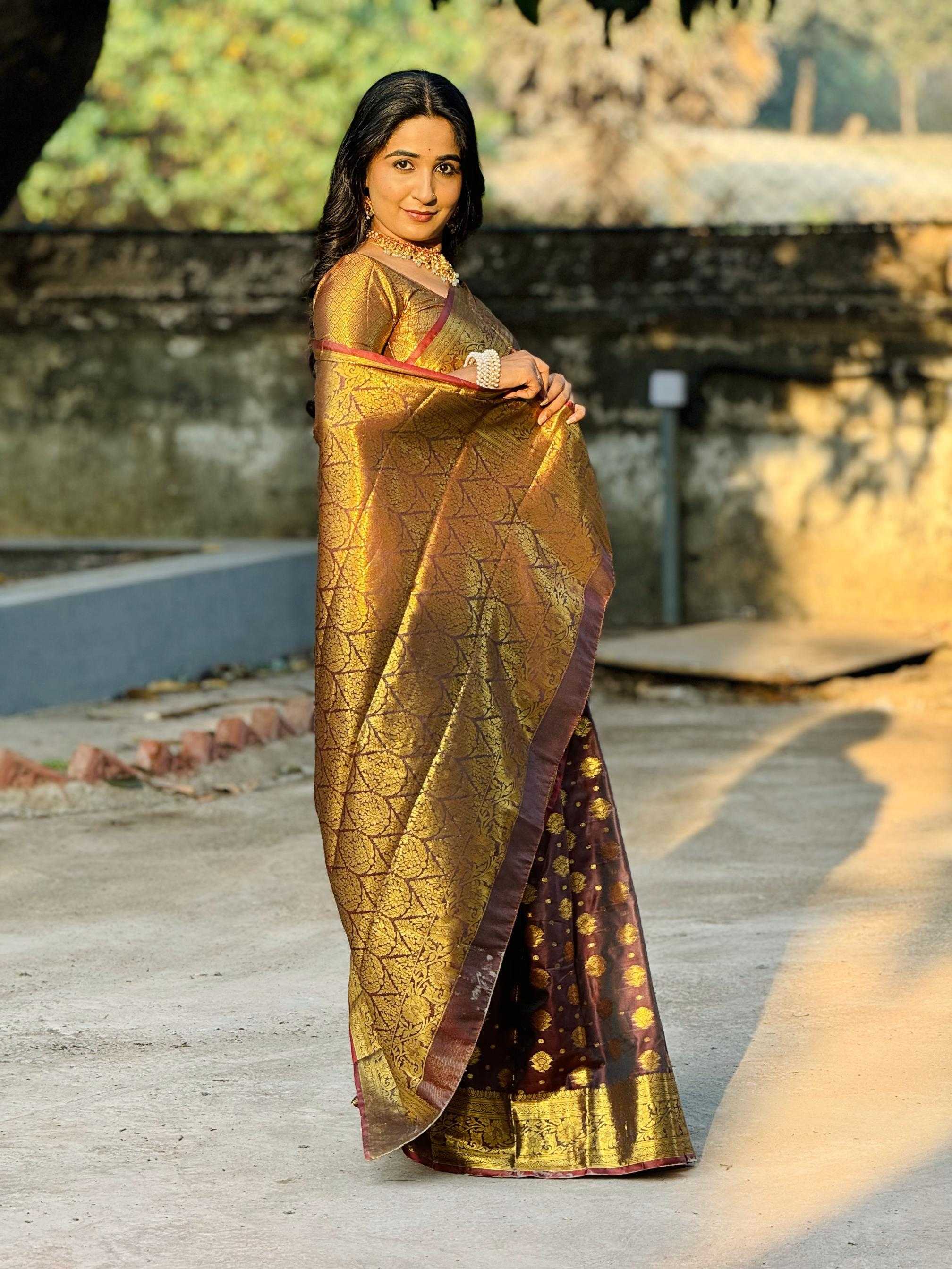 Ynf Banana Silk RIN211 Pushpa-Vol-8 Silk Sarees Wholesale Banarasi Silk Sarees Fancy Silk Sarees Banarasi Silk Sarees With Zari Work Manufacturer
