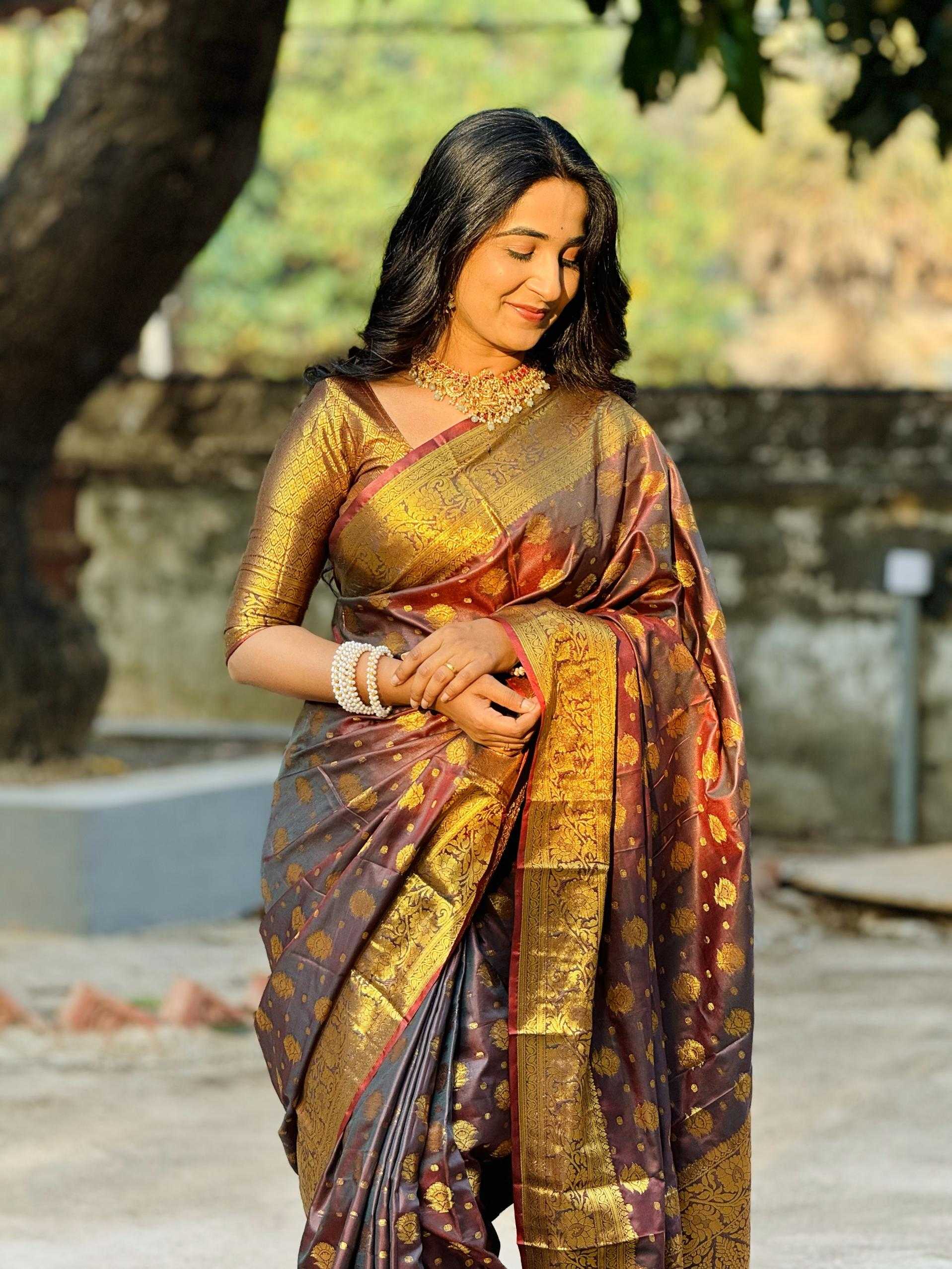 Ynf Banana Silk RIN211 Pushpa-Vol-8 Silk Sarees Wholesale Banarasi Silk Sarees Fancy Silk Sarees Banarasi Silk Sarees With Zari Work Manufacturer