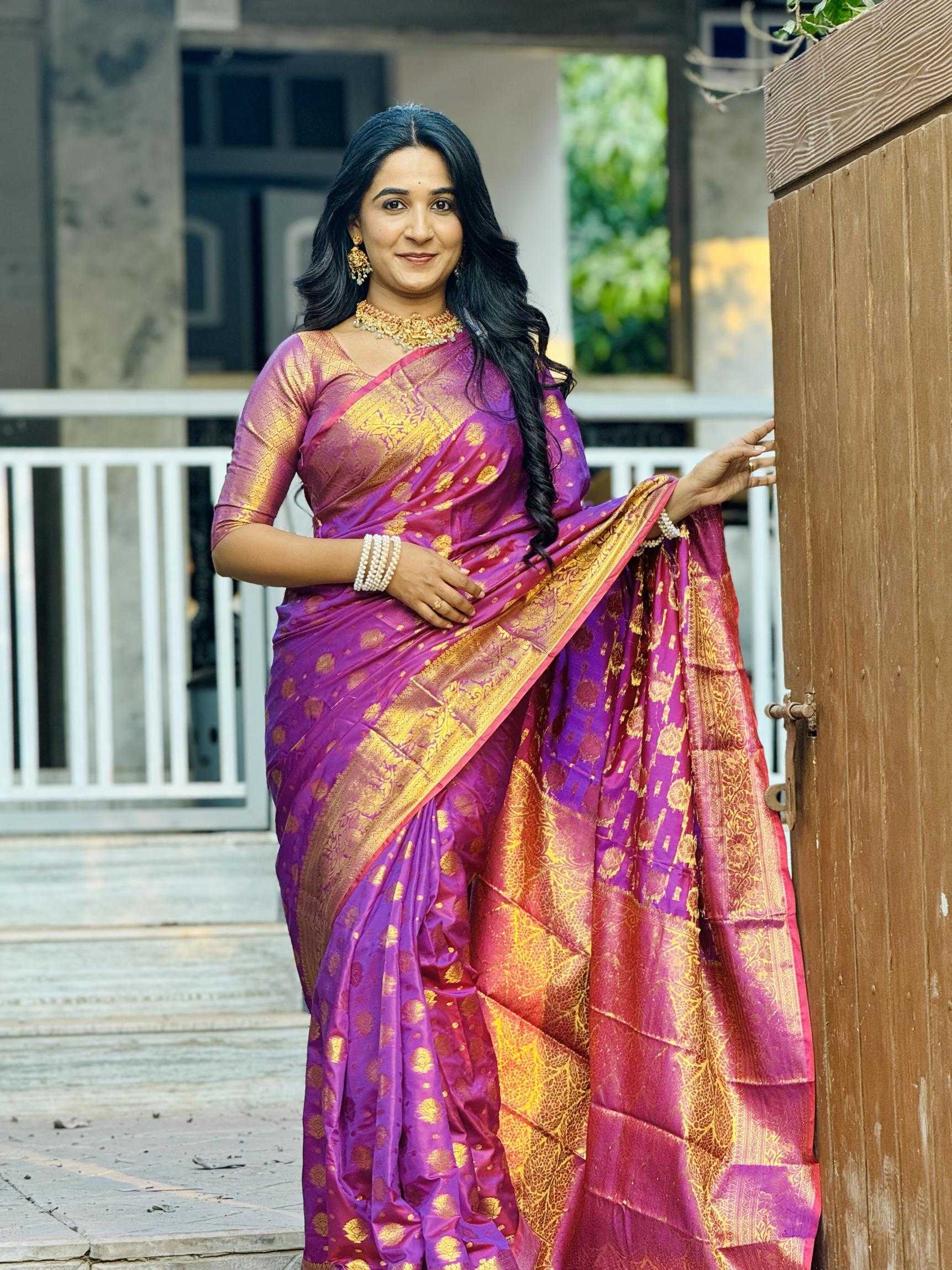 Ynf Banana Silk RIN211 Pushpa-Vol-8 Silk Sarees Wholesale Banarasi Silk Sarees Fancy Silk Sarees Banarasi Silk Sarees With Zari Work Manufacturer