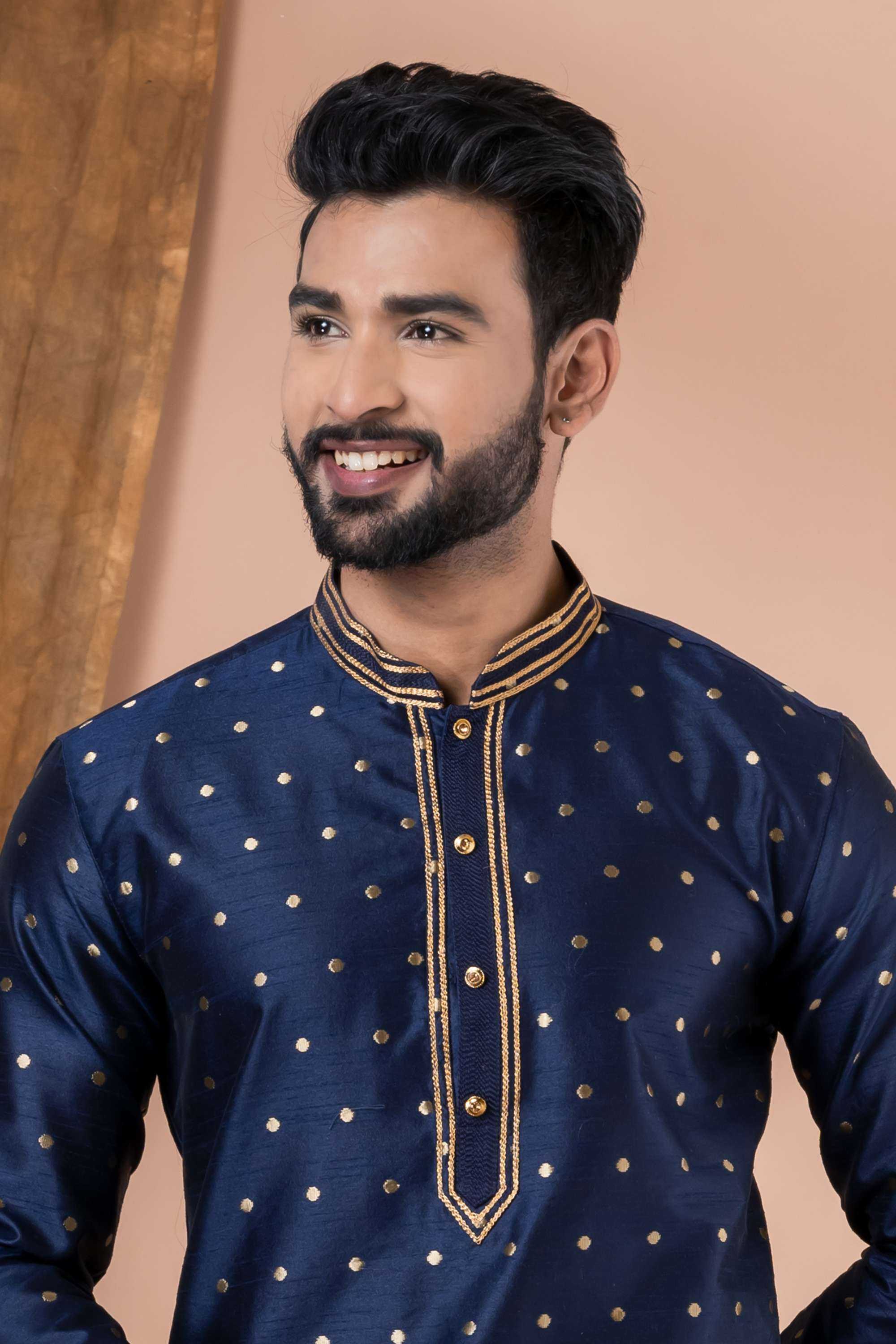 Ynf Banana Silk RIN223 3423A Mens Wear Wholesale Mens Kurtas Mens Kurta Pyjama Men Wedding kurta Manufacturer