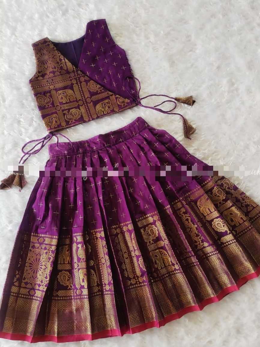 Ynf Banarasi Cotton KESH493 BANARAS Kids Wear Wholesale Kids Lehenga Kids Lehenga Choli Baby Girl Lehenga Manufacturer