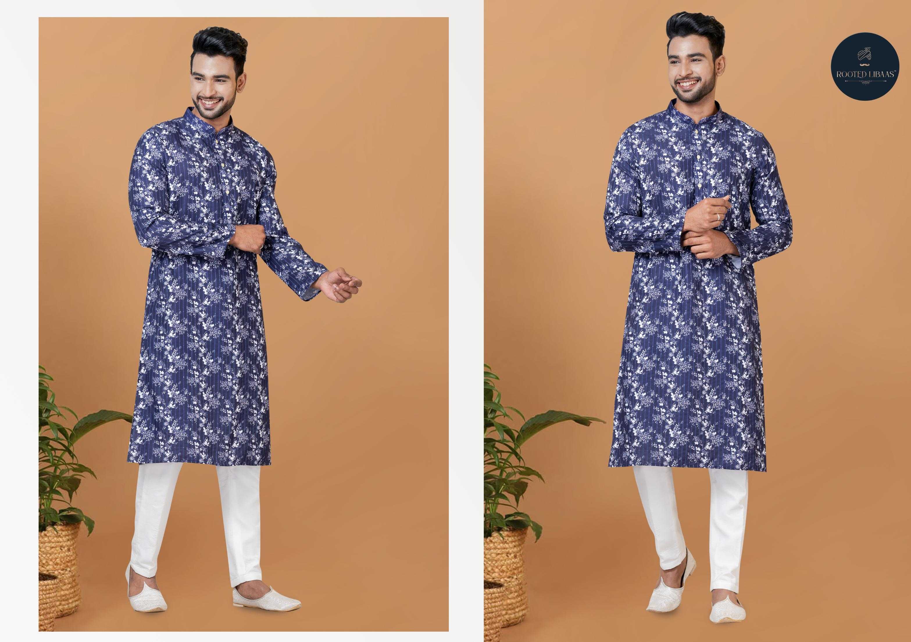 Ynf Banarasi Cotton RIN223 3196A Mens Wear Wholesale Mens Kurtas Mens Kurta Pyjama Men Wedding kurta Manufacturer
