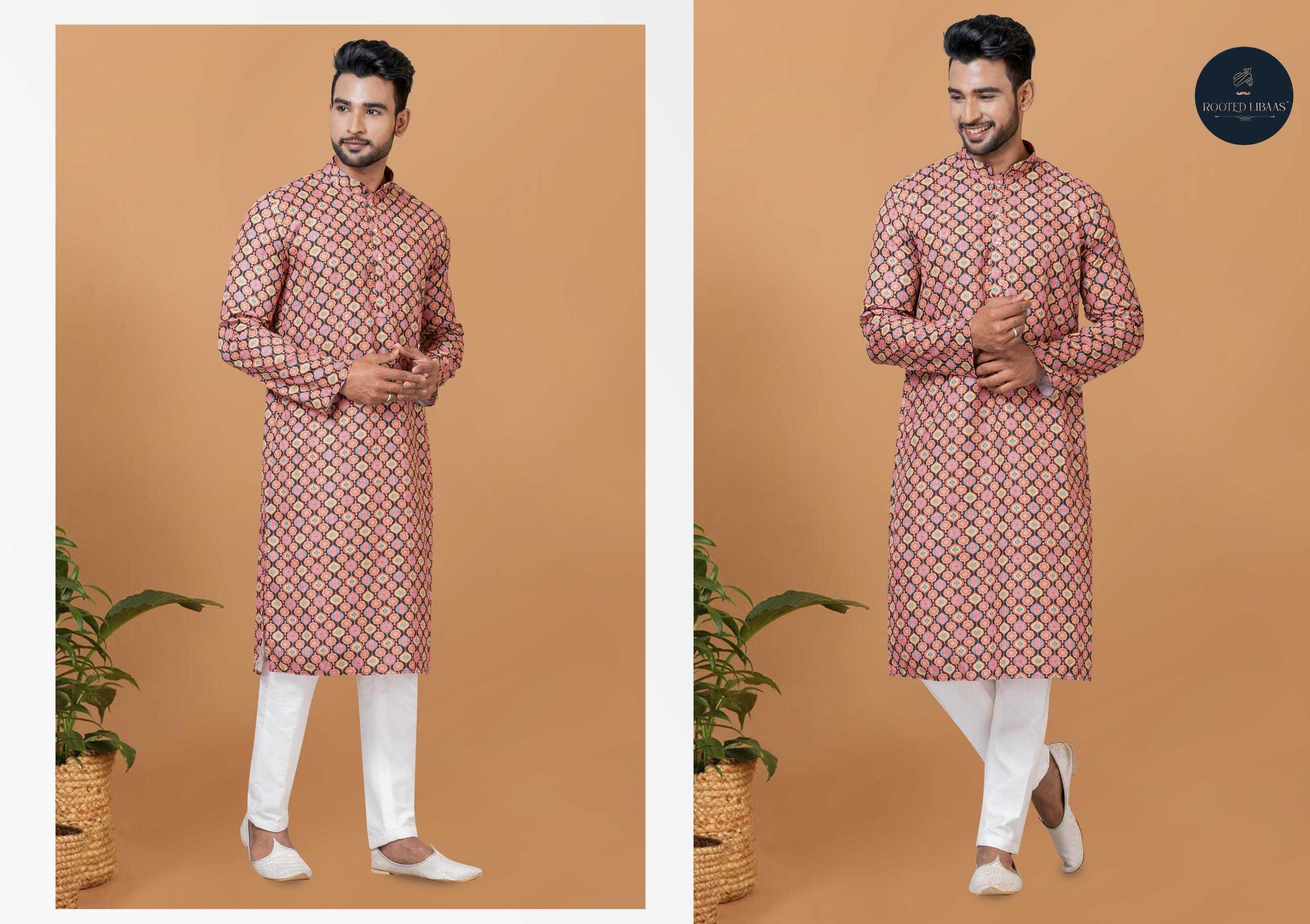 Ynf Banarasi Cotton RIN223 3200C Mens Wear Wholesale Mens Kurtas Mens Kurta Pyjama Men Wedding kurta Manufacturer