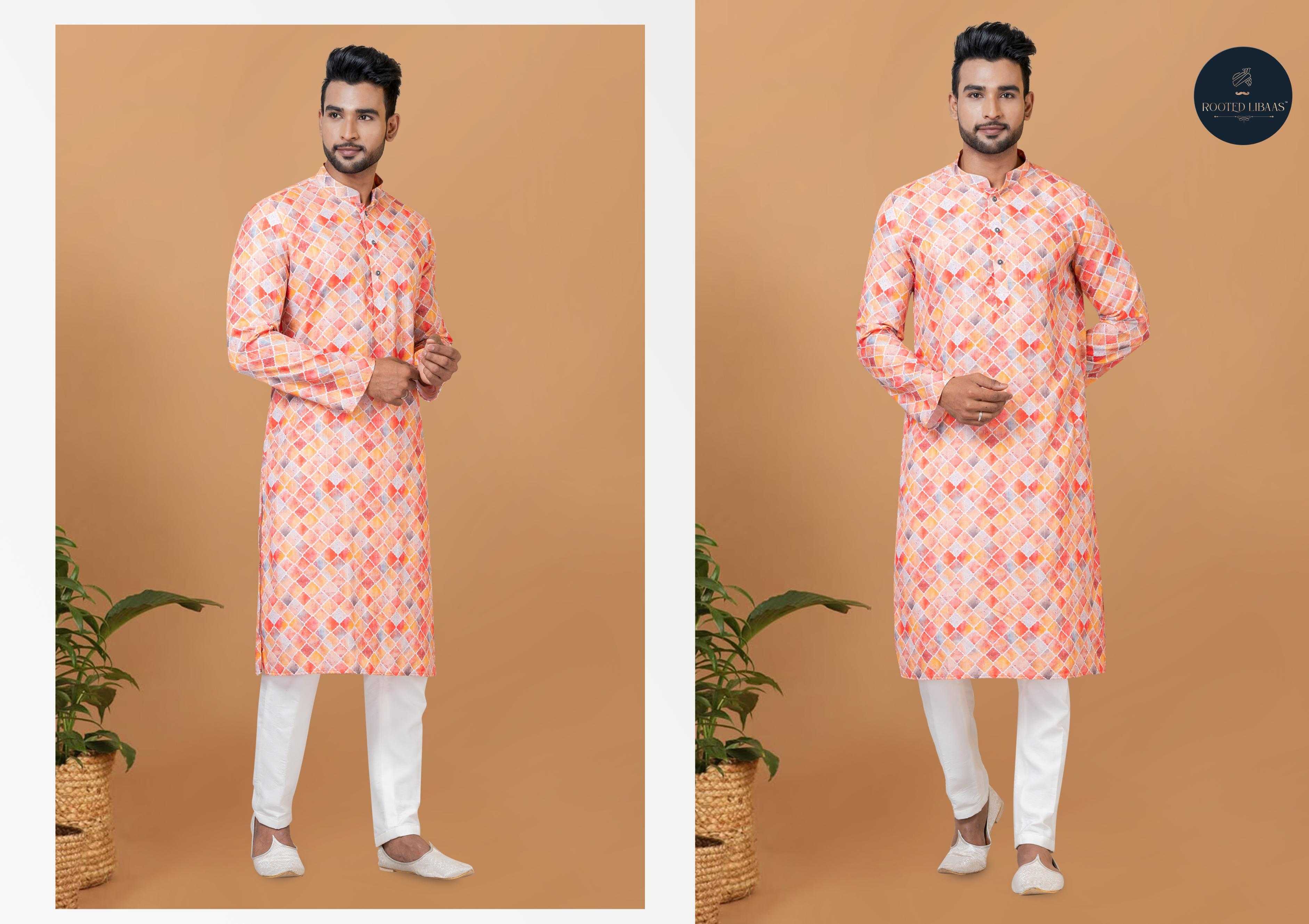 Ynf Banarasi Cotton RIN223 3202C Mens Wear Wholesale Mens Kurtas Mens Kurta Pyjama Men Wedding kurta Manufacturer