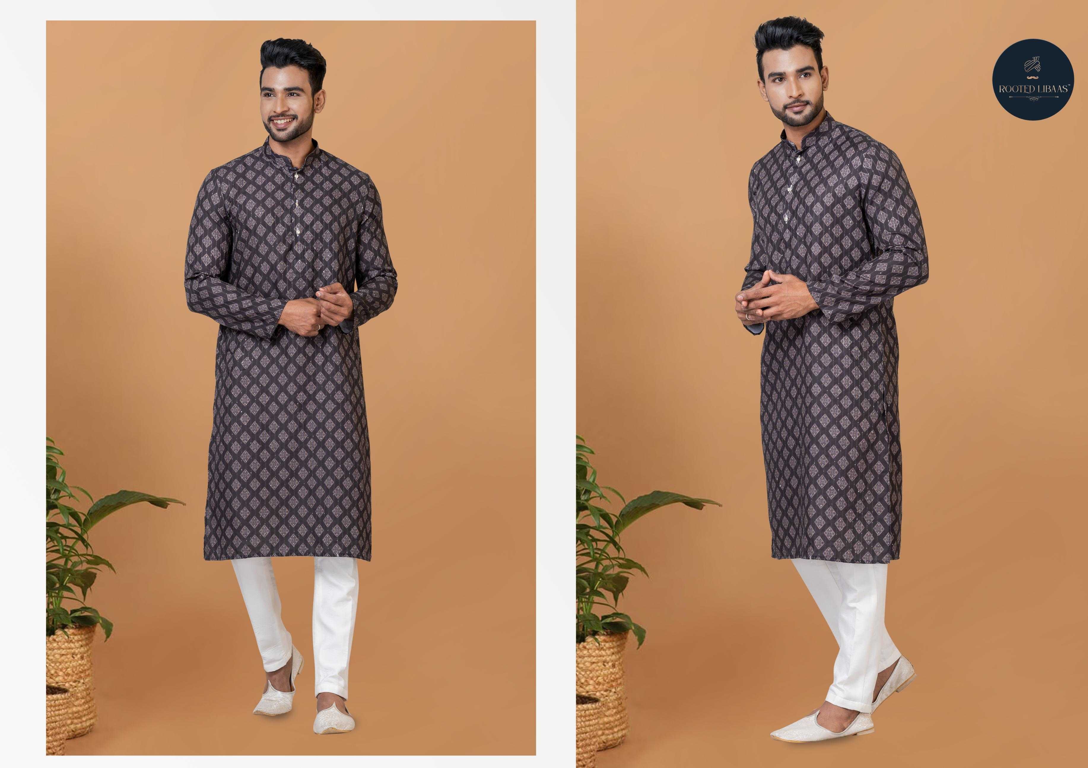 Ynf Banarasi Cotton RIN223 3203B Mens Wear Wholesale Mens Kurtas Mens Kurta Pyjama Men Wedding kurta Manufacturer