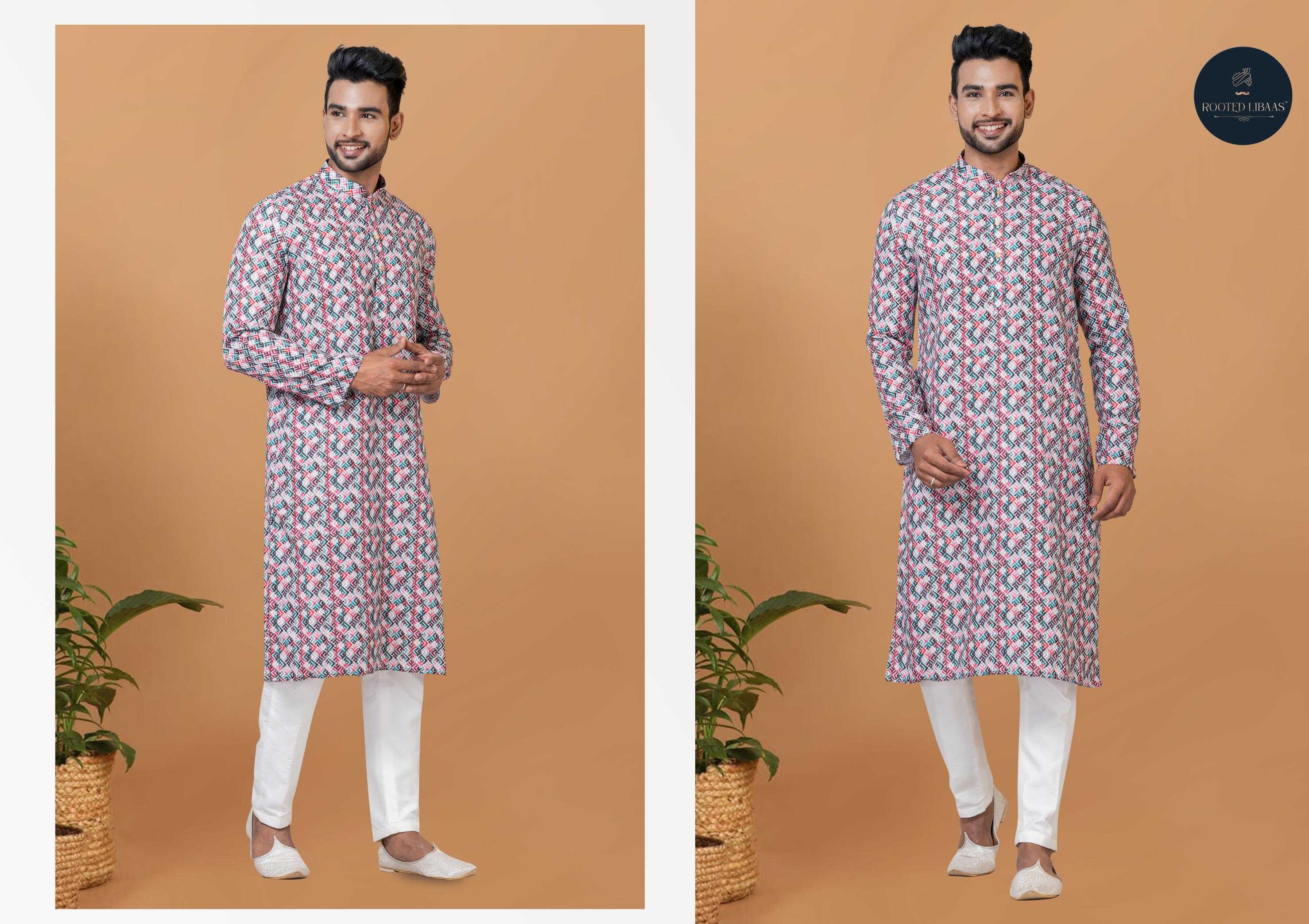 Ynf Banarasi Cotton RIN223 3207B Mens Wear Wholesale Mens Kurtas Mens Kurta Pyjama Men Wedding kurta Manufacturer
