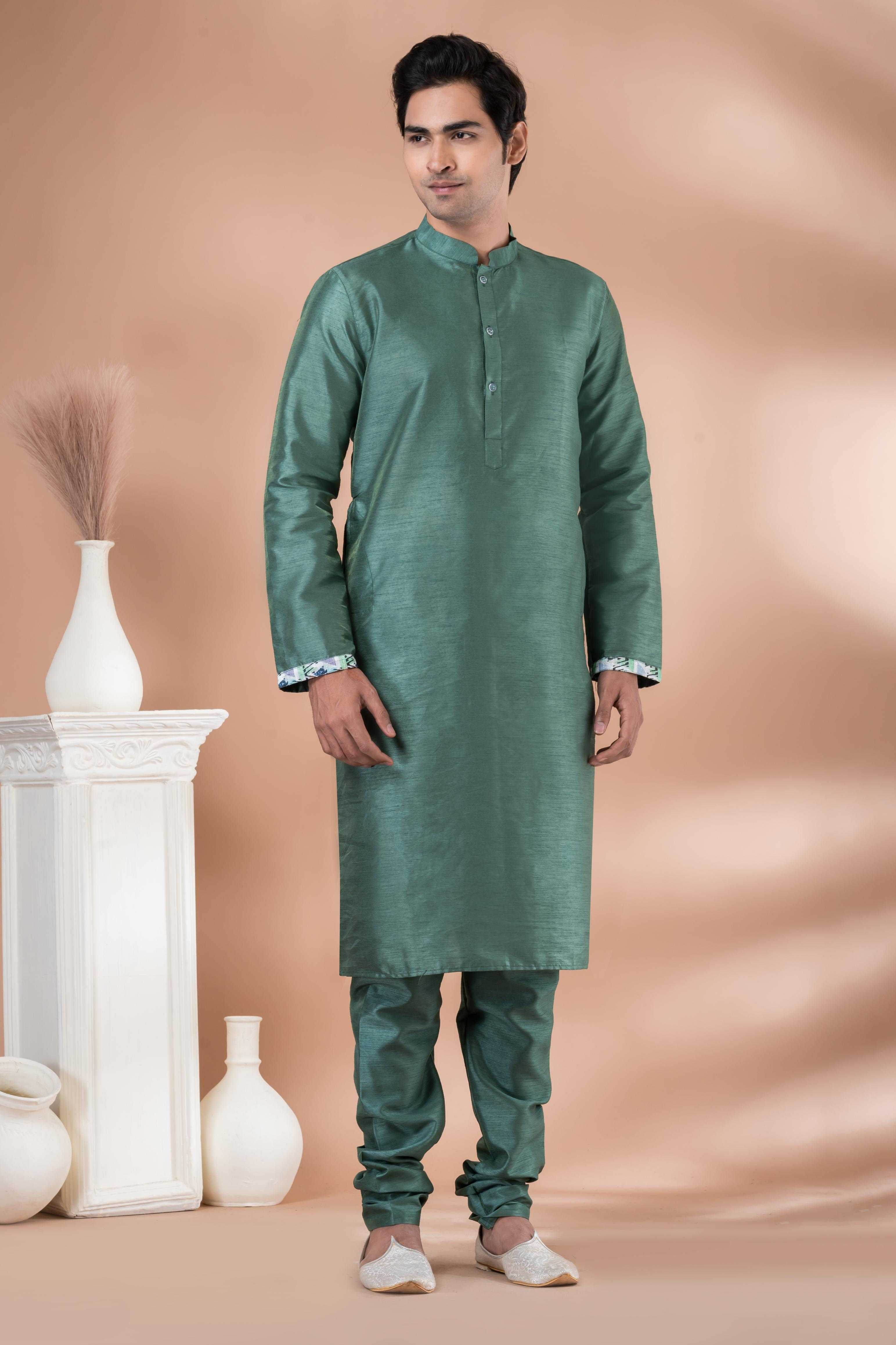 Ynf Banarasi Cotton RIN223 3353C Mens Wear Wholesale Mens Kurtas Mens Kurta Pyjama Men Wedding kurta Manufacturer