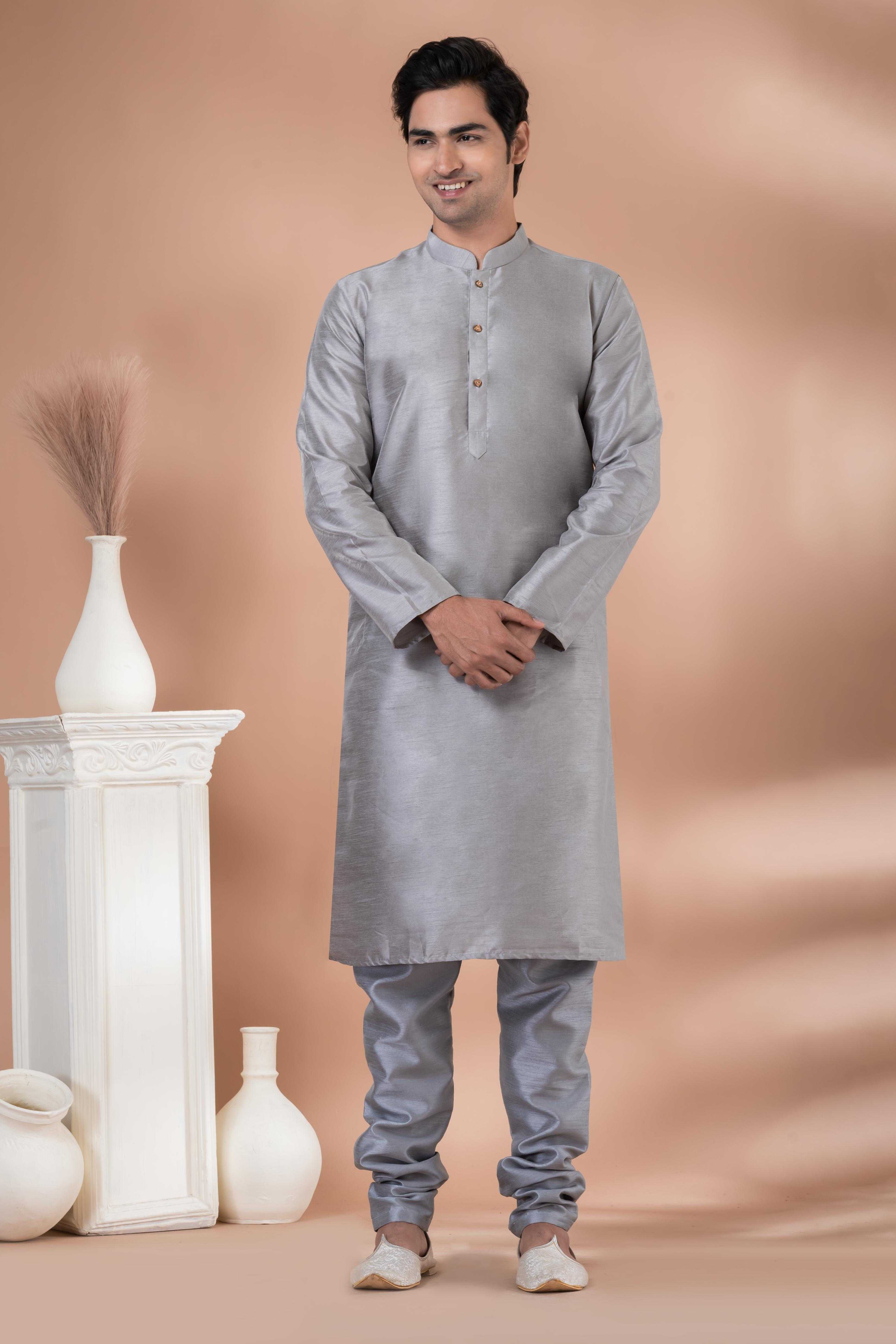 Ynf Banarasi Cotton RIN223 3354C Mens Wear Wholesale Mens Kurtas Mens Kurta Pyjama Men Wedding kurta Manufacturer