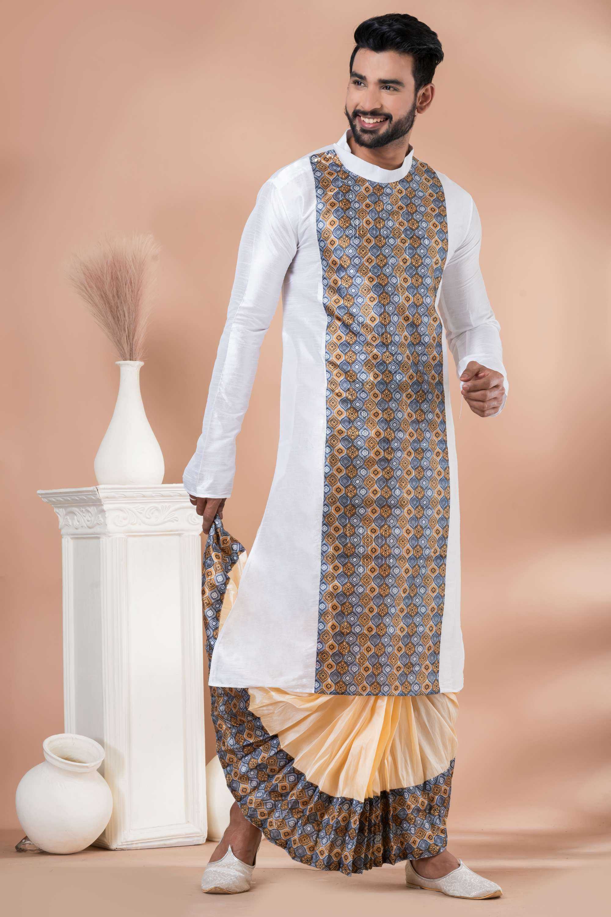 Ynf Banarasi Cotton RIN223 3383A Mens Wear Wholesale Mens Kurtas Mens Kurta Pyjama Men Wedding kurta Manufacturer