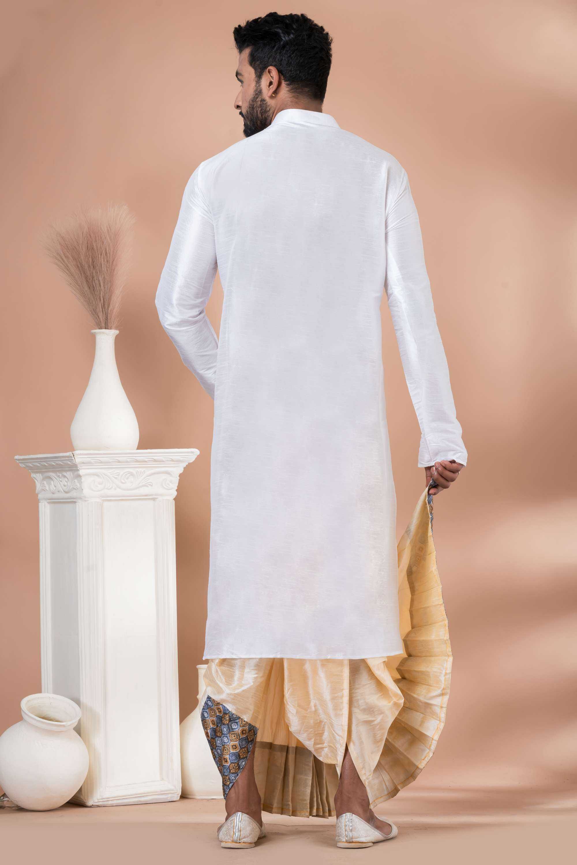 Ynf Banarasi Cotton RIN223 3383B Mens Wear Wholesale Mens Kurtas Mens Kurta Pyjama Men Wedding kurta Manufacturer