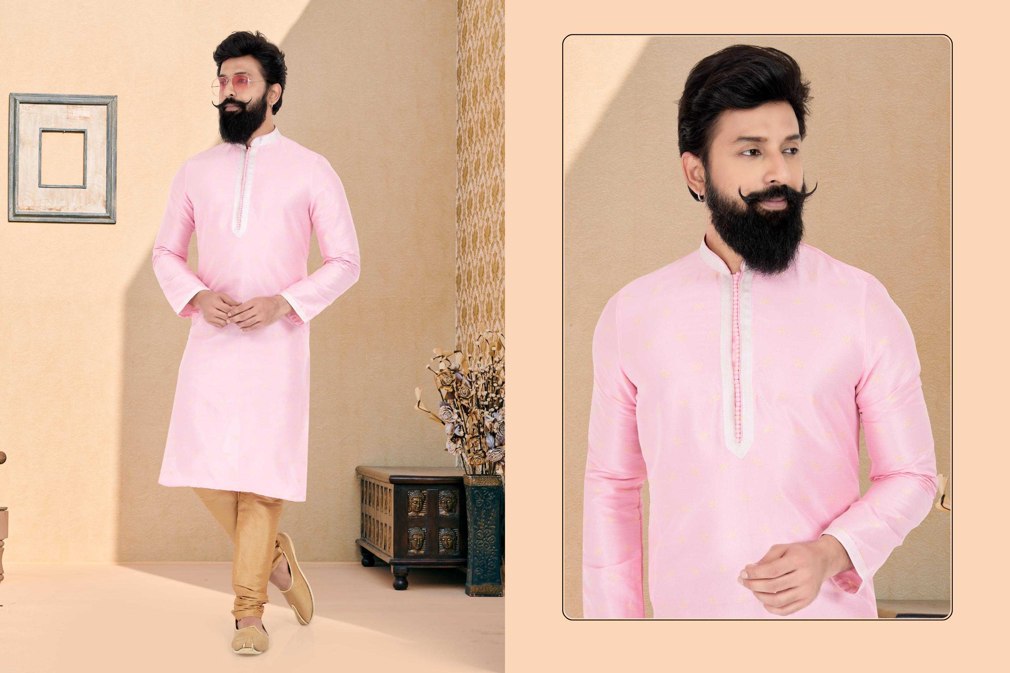 Ynf Banarasi Jacquard RIN223 3077A Mens Wear Wholesale Mens Kurtas Mens Kurta Pyjama Men Wedding kurta Manufacturer
