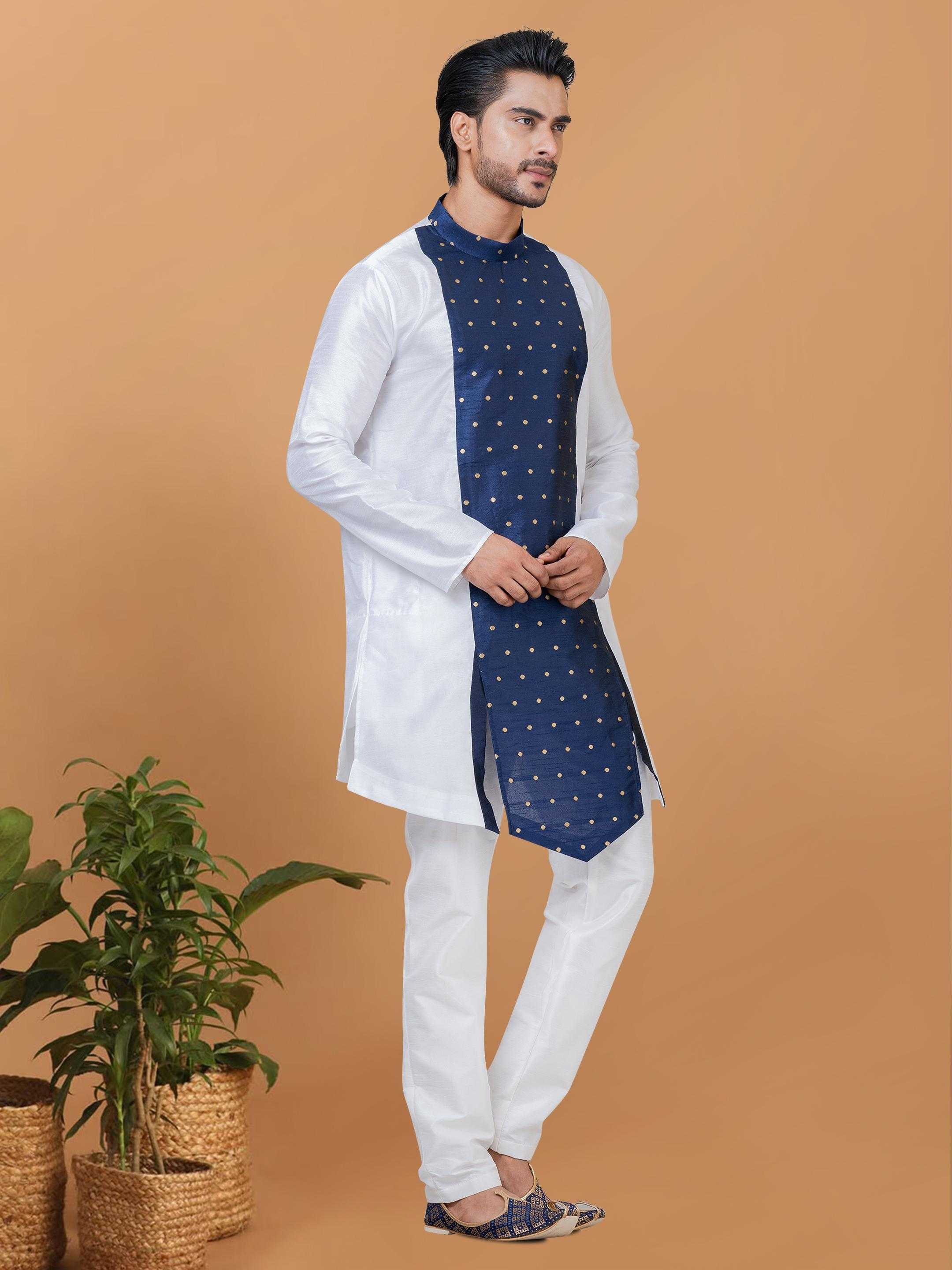Ynf Banarasi Jacquard RIN223 3223B Mens Wear Festive Collections Wholesale Mens Kurtas Mens Kurta Pyjama Onam Collections Manufacturer