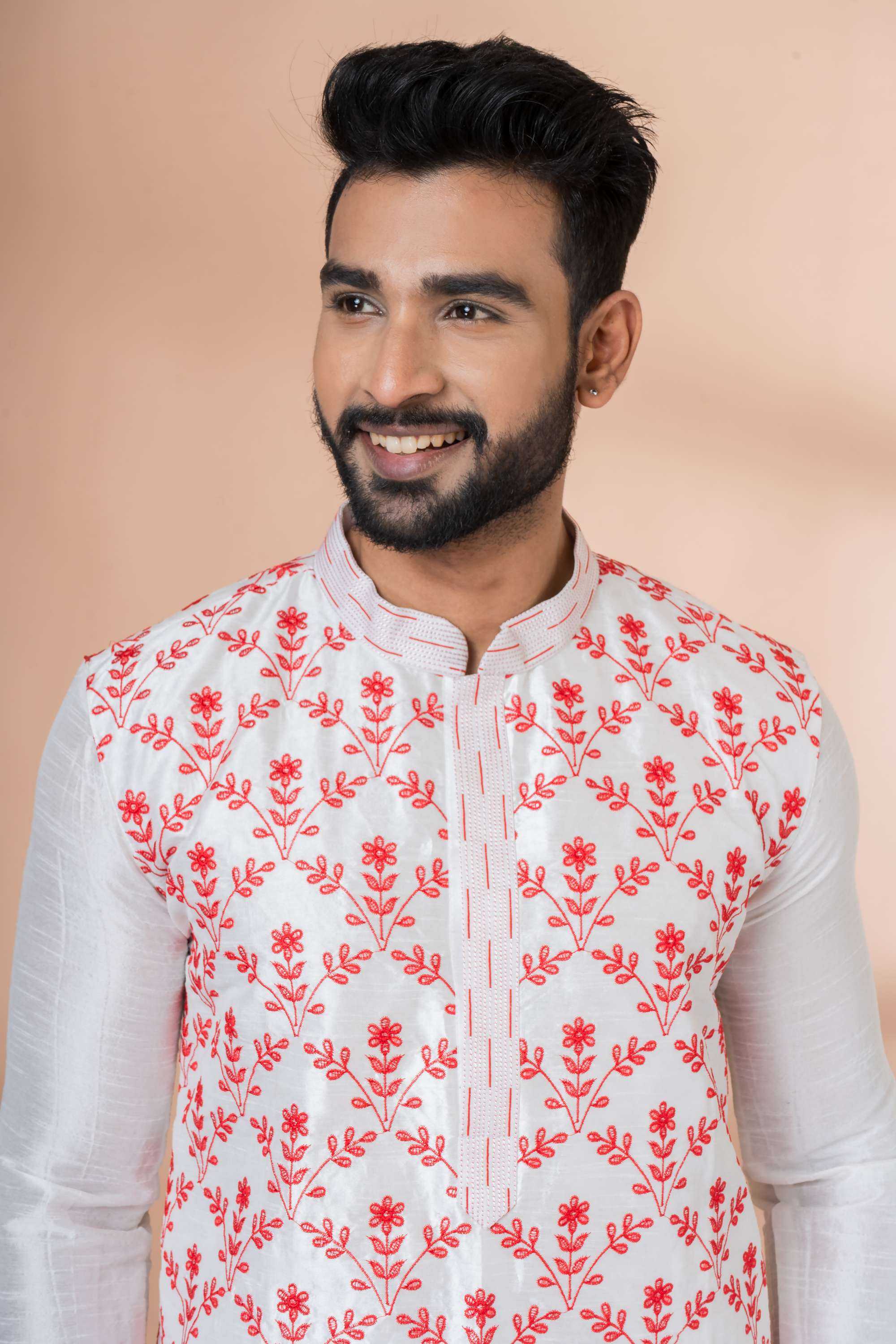Ynf Banarasi Jacquard RIN223 3324A Mens Wear Wholesale Mens Kurtas Mens Kurta Pyjama Men Wedding kurta Manufacturer