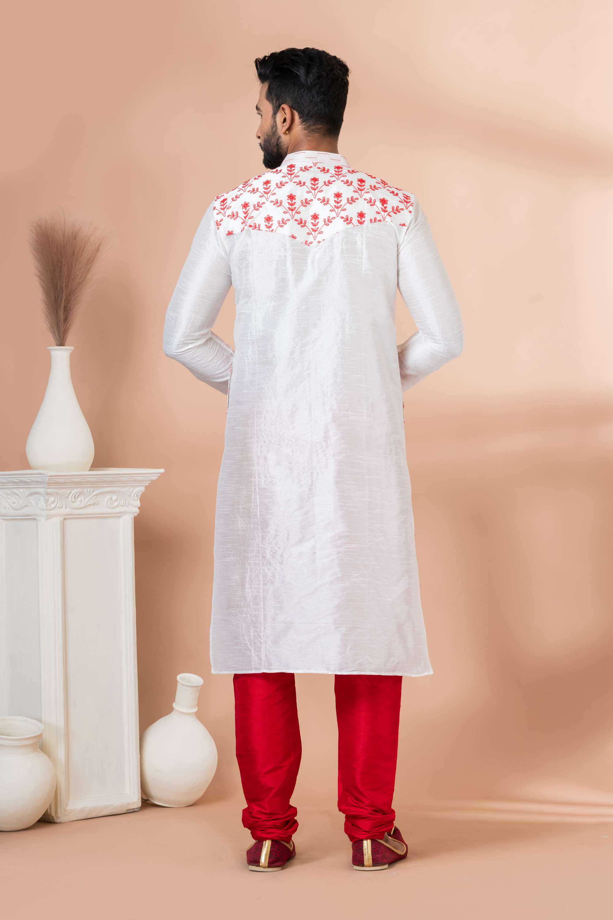 Ynf Banarasi Jacquard RIN223 3324B Mens Wear Wholesale Mens Kurtas Mens Kurta Pyjama Men Wedding kurta Manufacturer