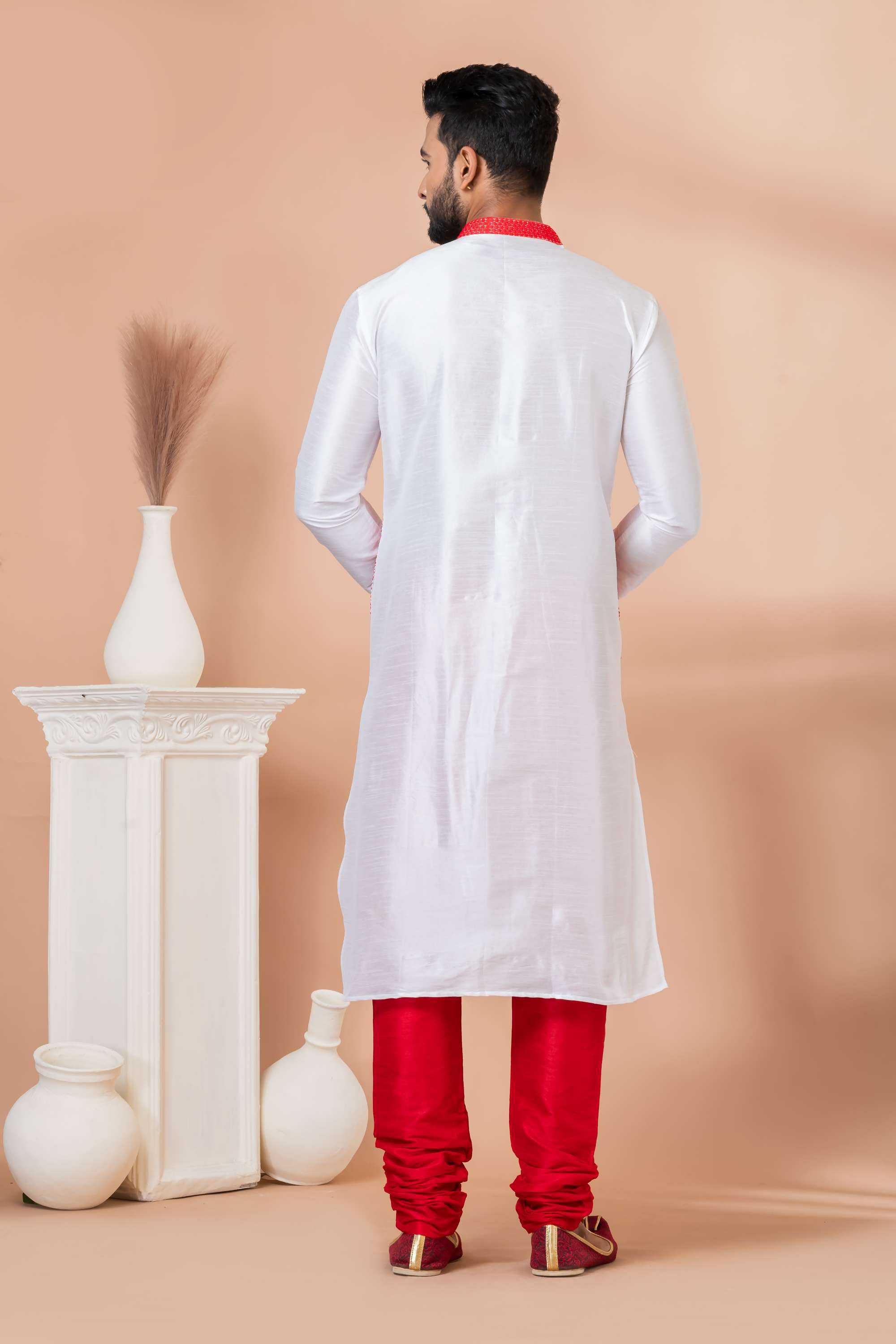 Ynf Banarasi Jacquard RIN223 3325B Mens Wear Wholesale Mens Kurtas Mens Kurta Pyjama Men Wedding kurta Manufacturer