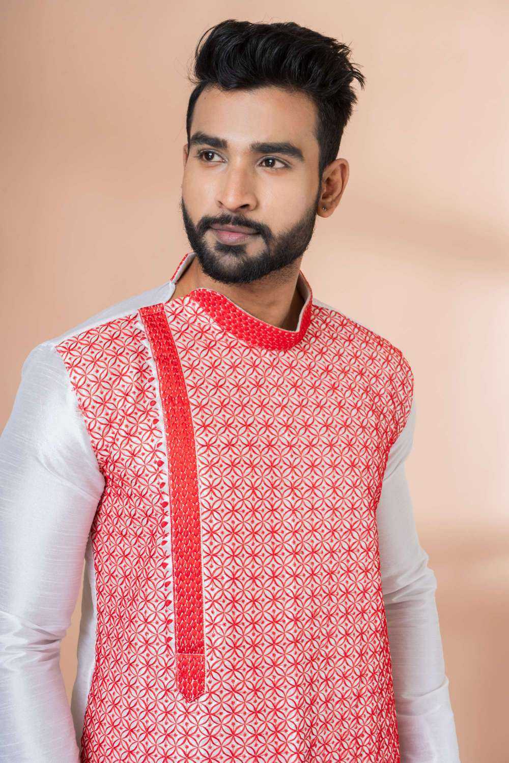 Ynf Banarasi Jacquard RIN223 3325B Mens Wear Wholesale Mens Kurtas Mens Kurta Pyjama Men Wedding kurta Manufacturer