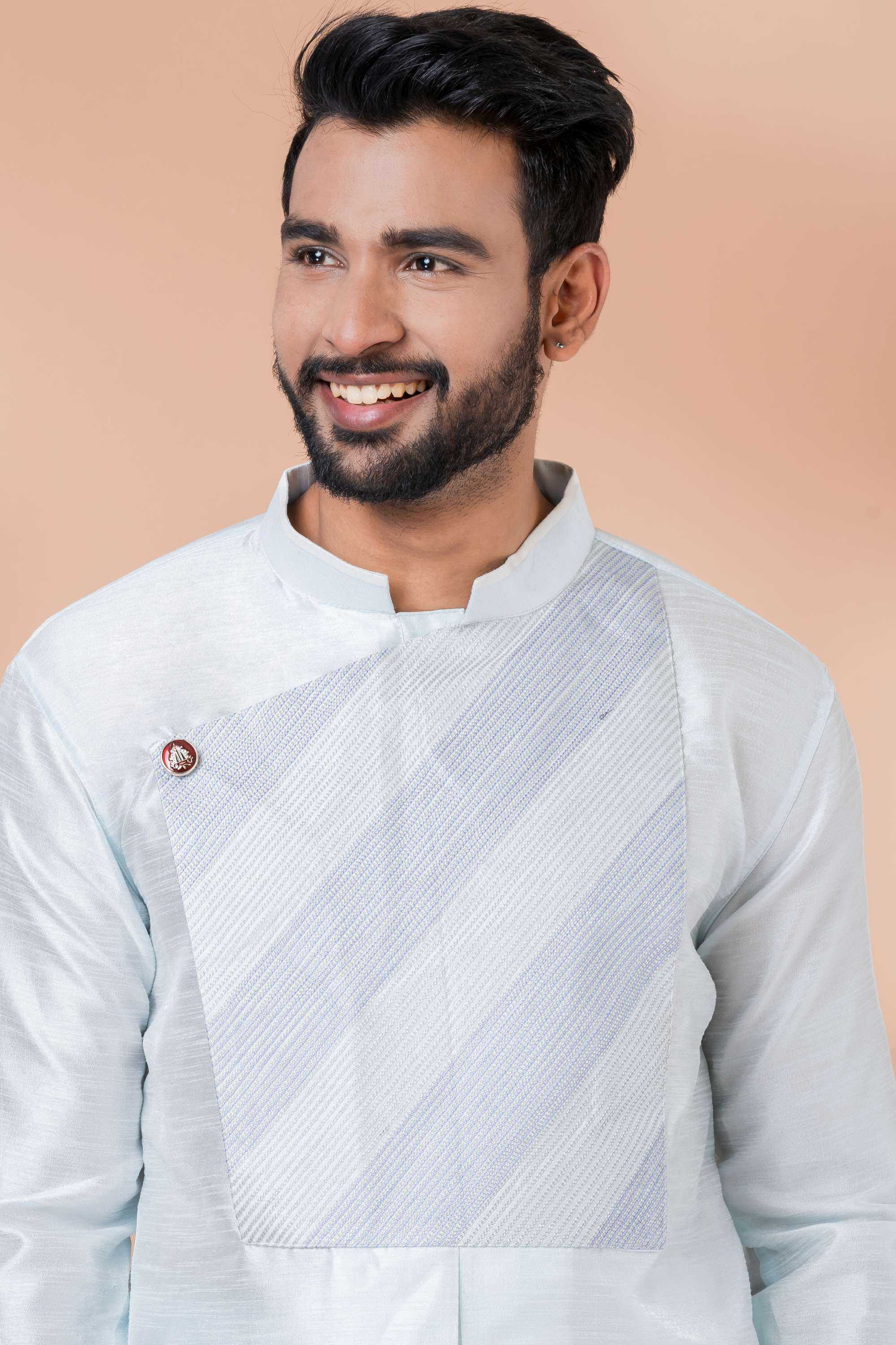 Ynf Banarasi Jacquard RIN223 3374C Mens Wear Wholesale Mens Kurtas Mens Kurta Pyjama Men Wedding kurta Manufacturer