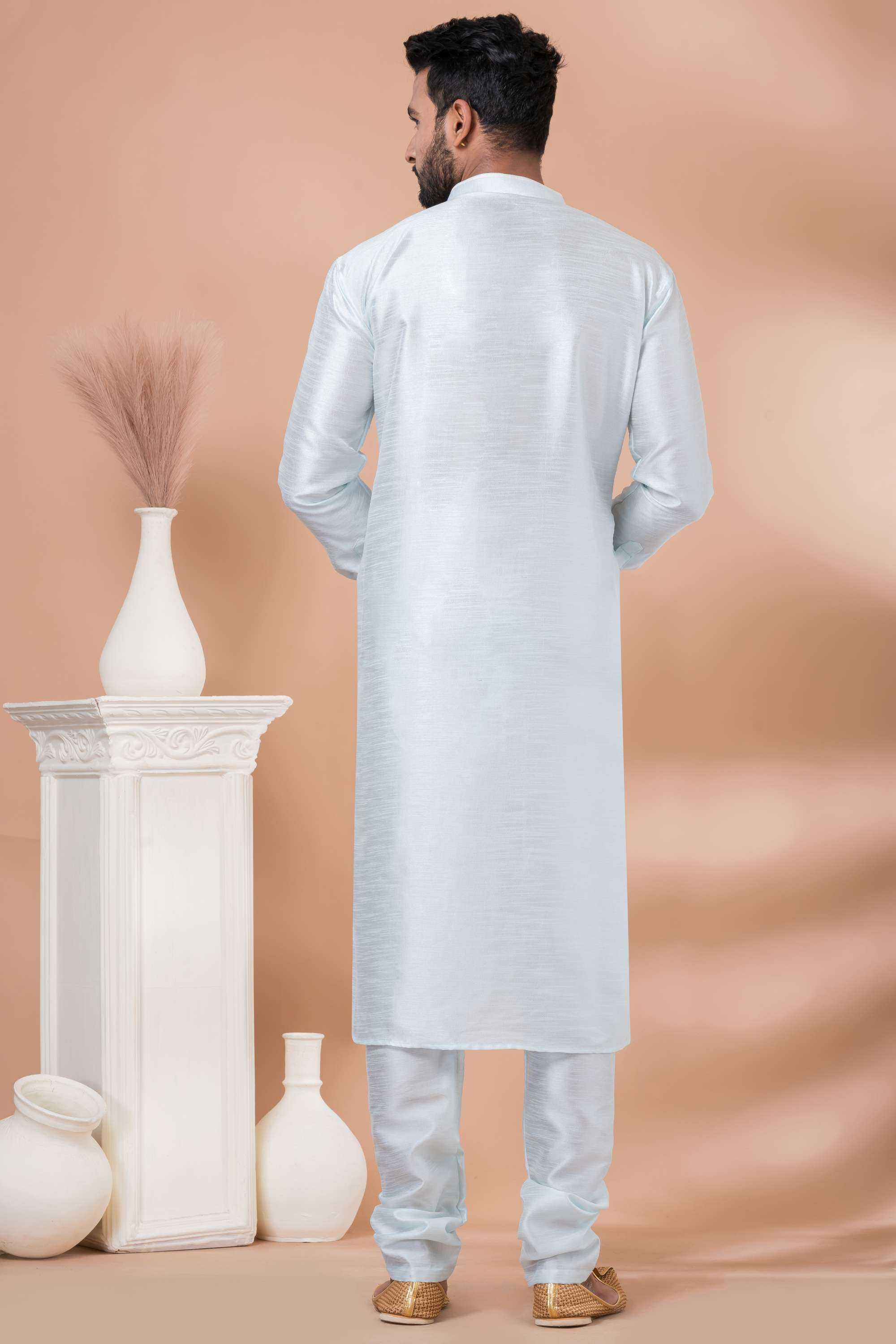Ynf Banarasi Jacquard RIN223 3374C Mens Wear Wholesale Mens Kurtas Mens Kurta Pyjama Men Wedding kurta Manufacturer