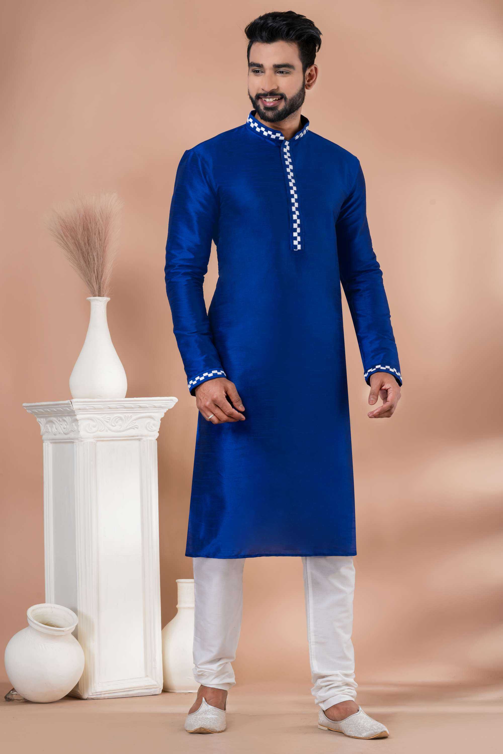 Ynf Banarasi Jacquard RIN223 3379A Mens Wear Wholesale Mens Kurtas Mens Kurta Pyjama Men Wedding kurta Manufacturer