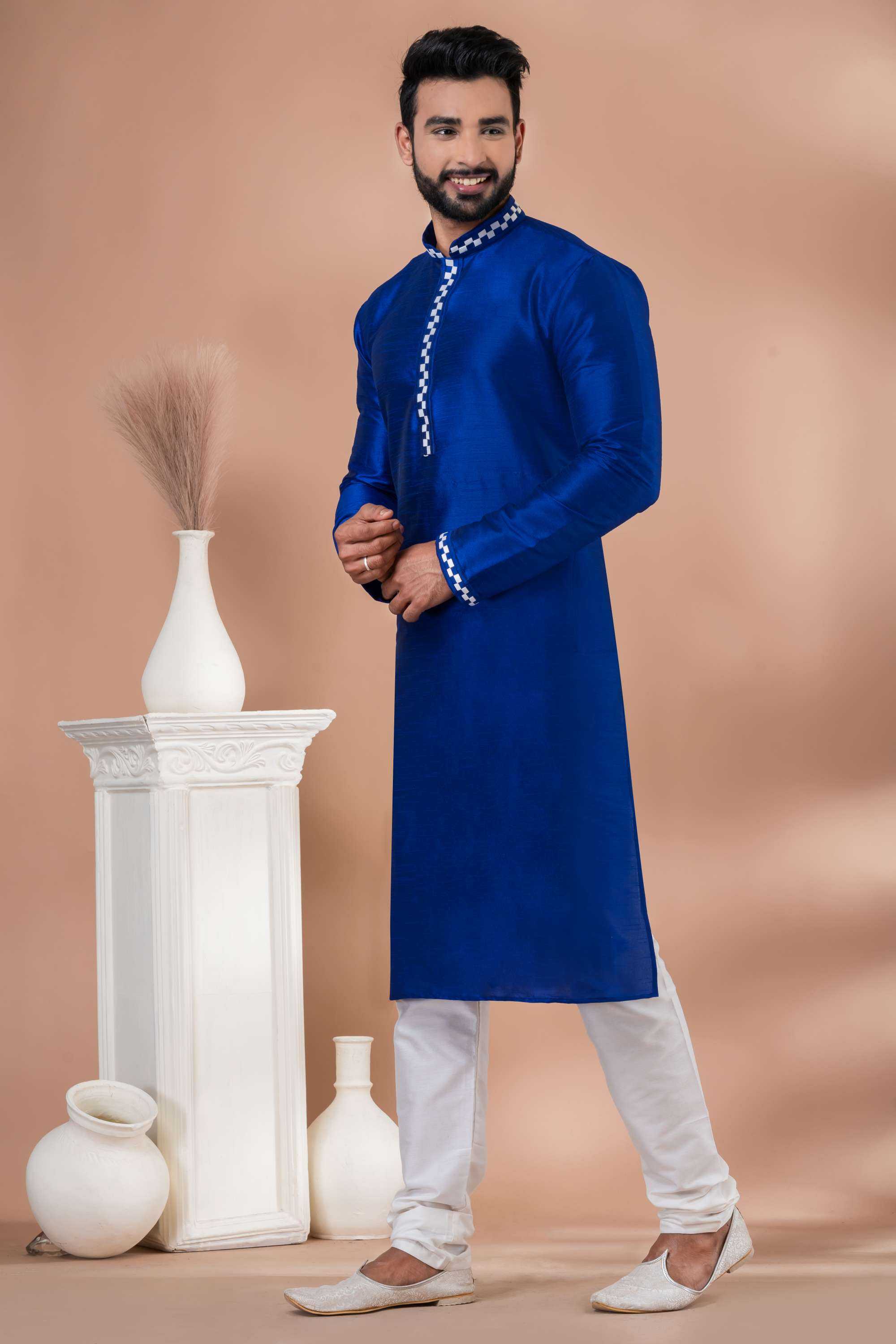 Ynf Banarasi Jacquard RIN223 3379A Mens Wear Wholesale Mens Kurtas Mens Kurta Pyjama Men Wedding kurta Manufacturer