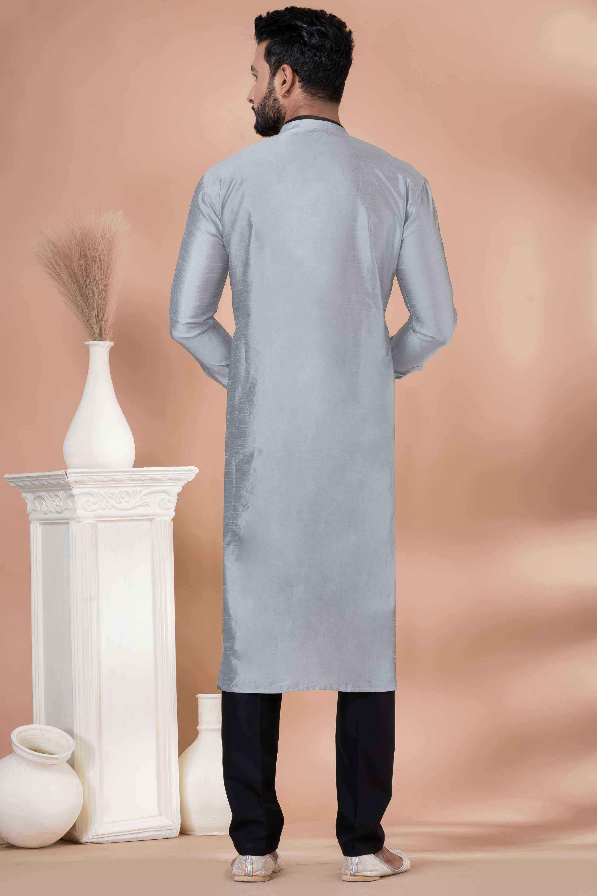Ynf Banarasi Jacquard RIN223 3382C Mens Wear Wholesale Mens Kurtas Mens Kurta Pyjama Men Wedding kurta Manufacturer