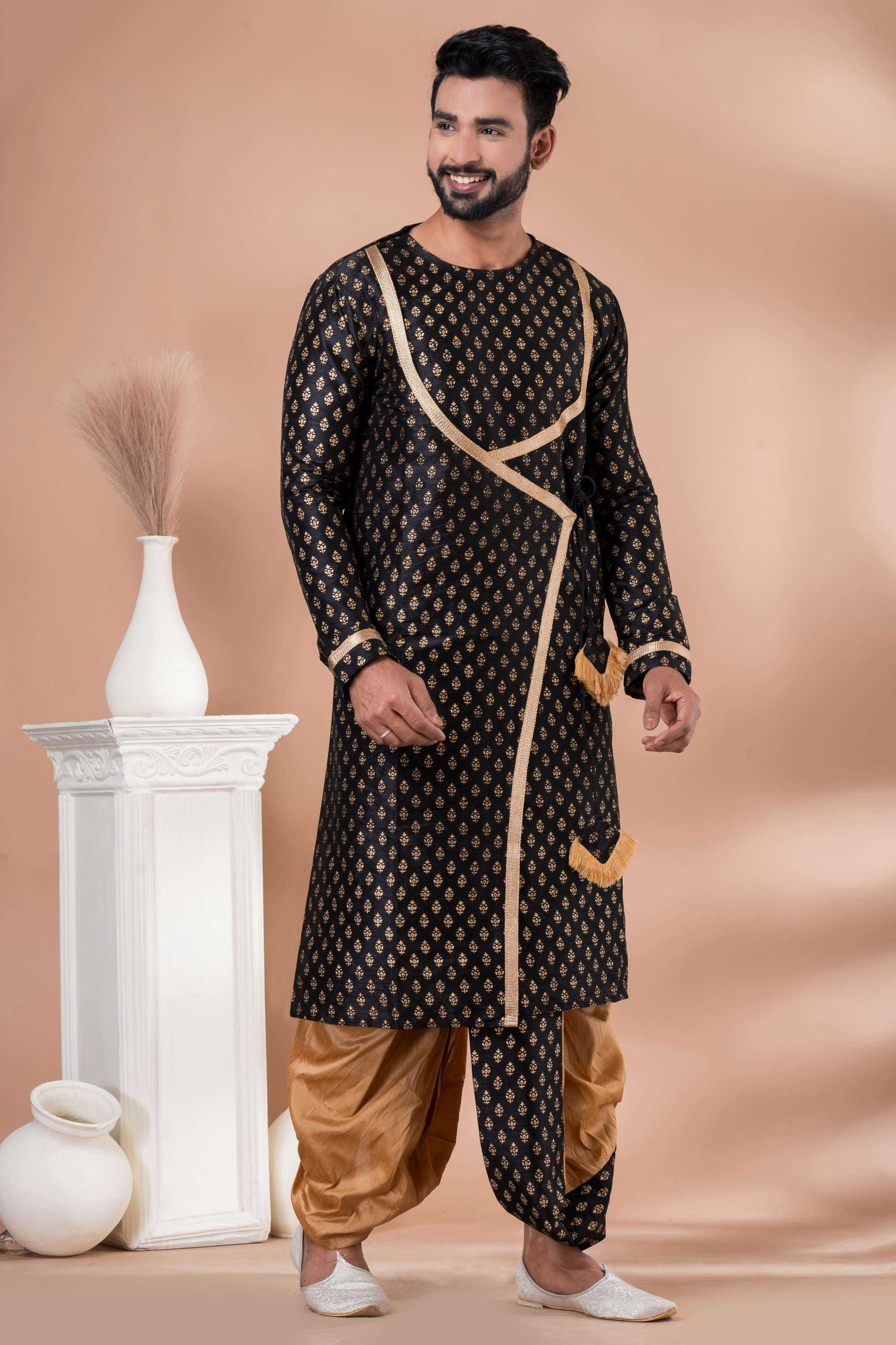 Ynf Banarasi Jacquard RIN223 3384C Mens Wear Wholesale Mens Kurtas Mens Kurta Pyjama Men Wedding kurta Manufacturer
