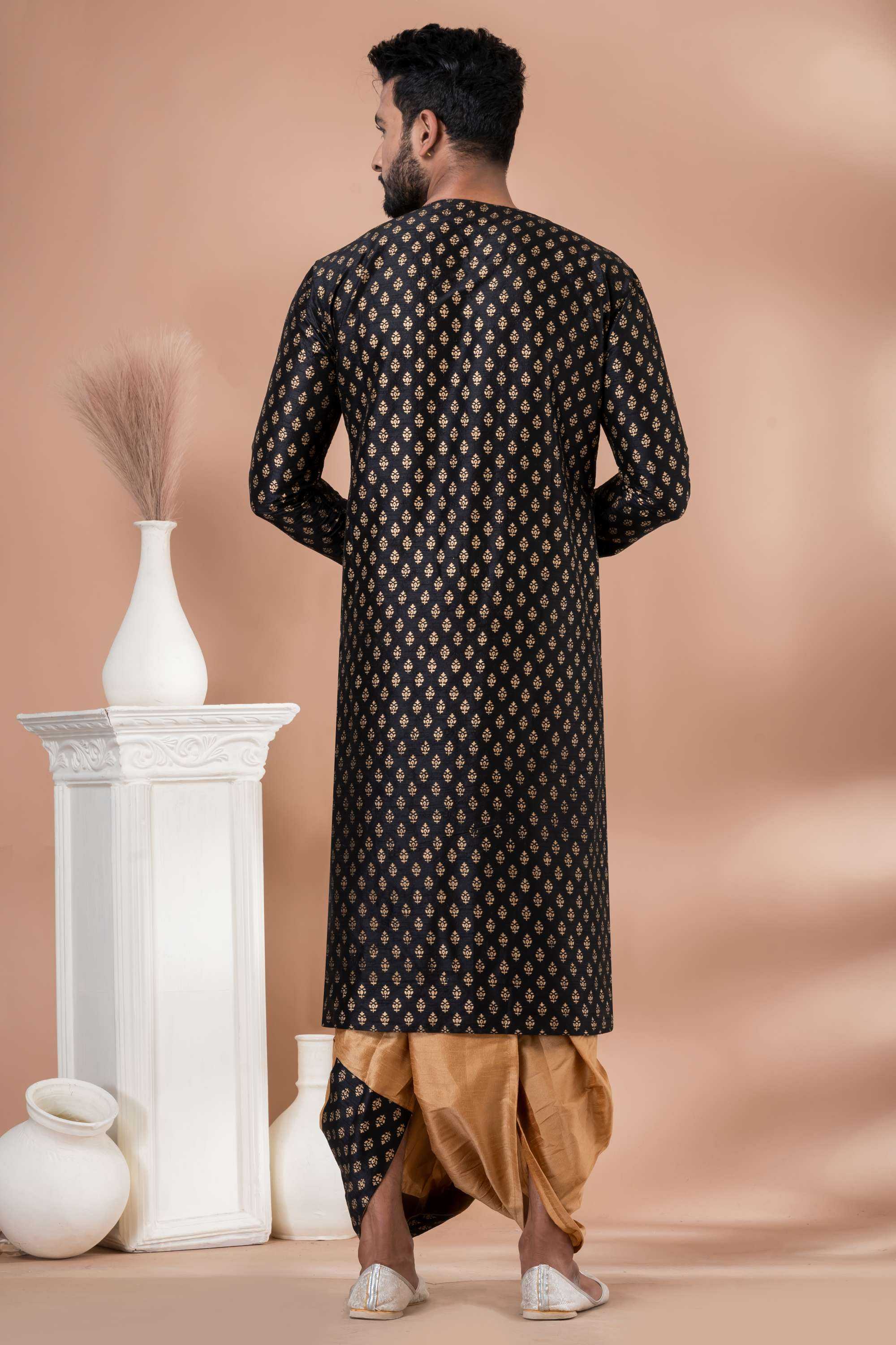 Ynf Banarasi Jacquard RIN223 3384C Mens Wear Wholesale Mens Kurtas Mens Kurta Pyjama Men Wedding kurta Manufacturer