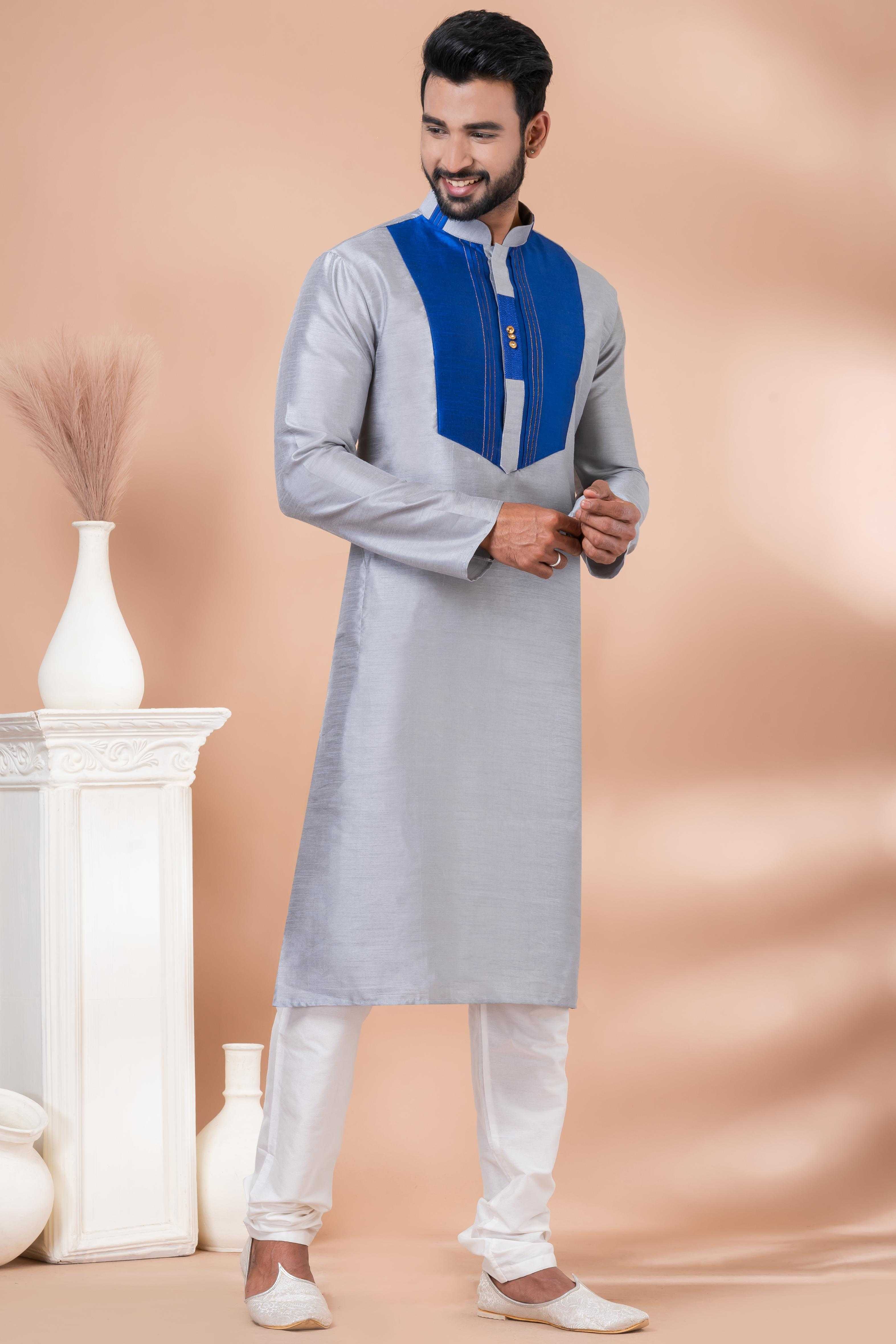 Ynf Banarasi Jacquard RIN223 3386A Mens Wear Wholesale Mens Kurtas Mens Kurta Pyjama Men Wedding kurta Manufacturer