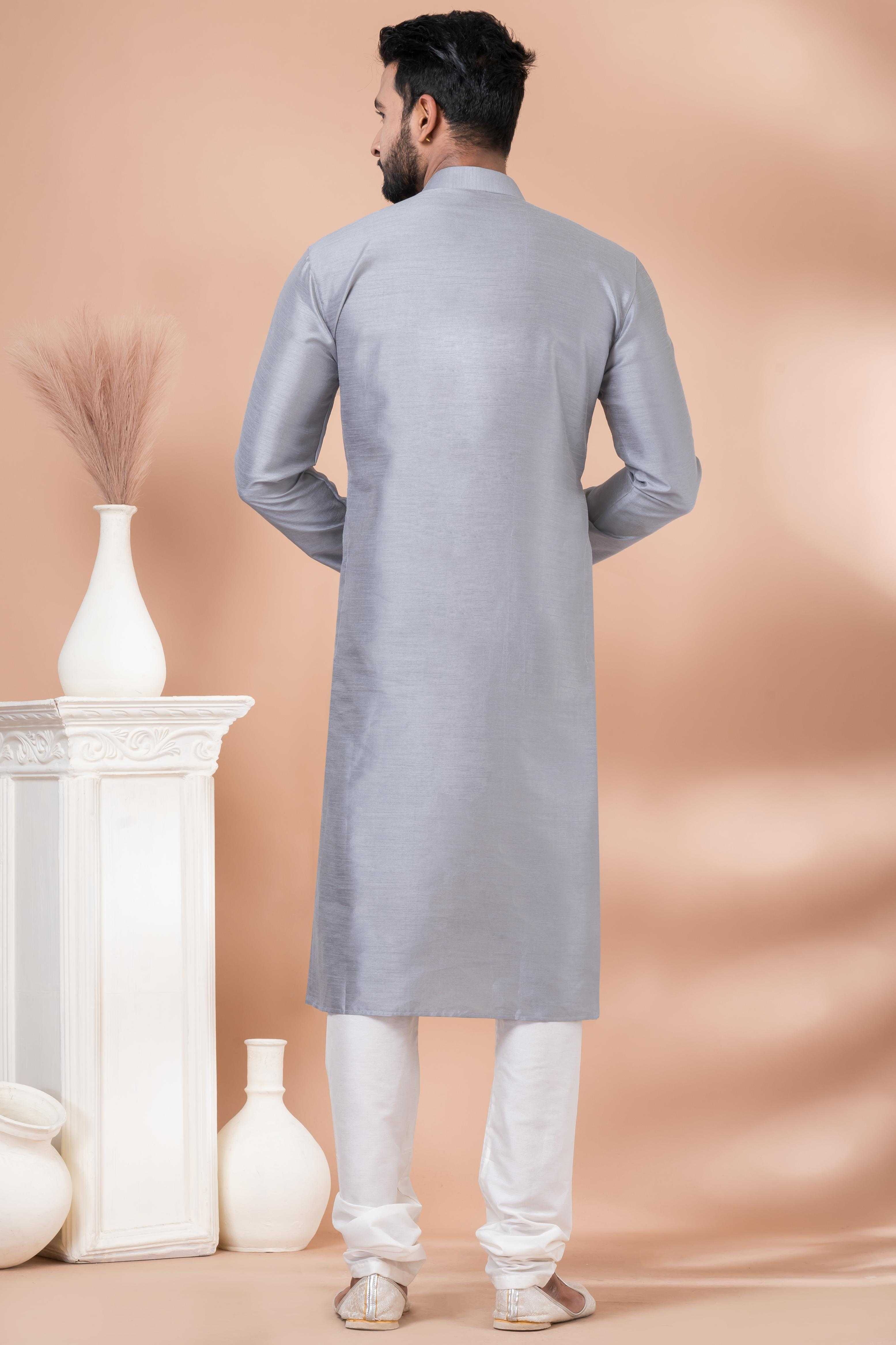 Ynf Banarasi Jacquard RIN223 3386A Mens Wear Wholesale Mens Kurtas Mens Kurta Pyjama Men Wedding kurta Manufacturer