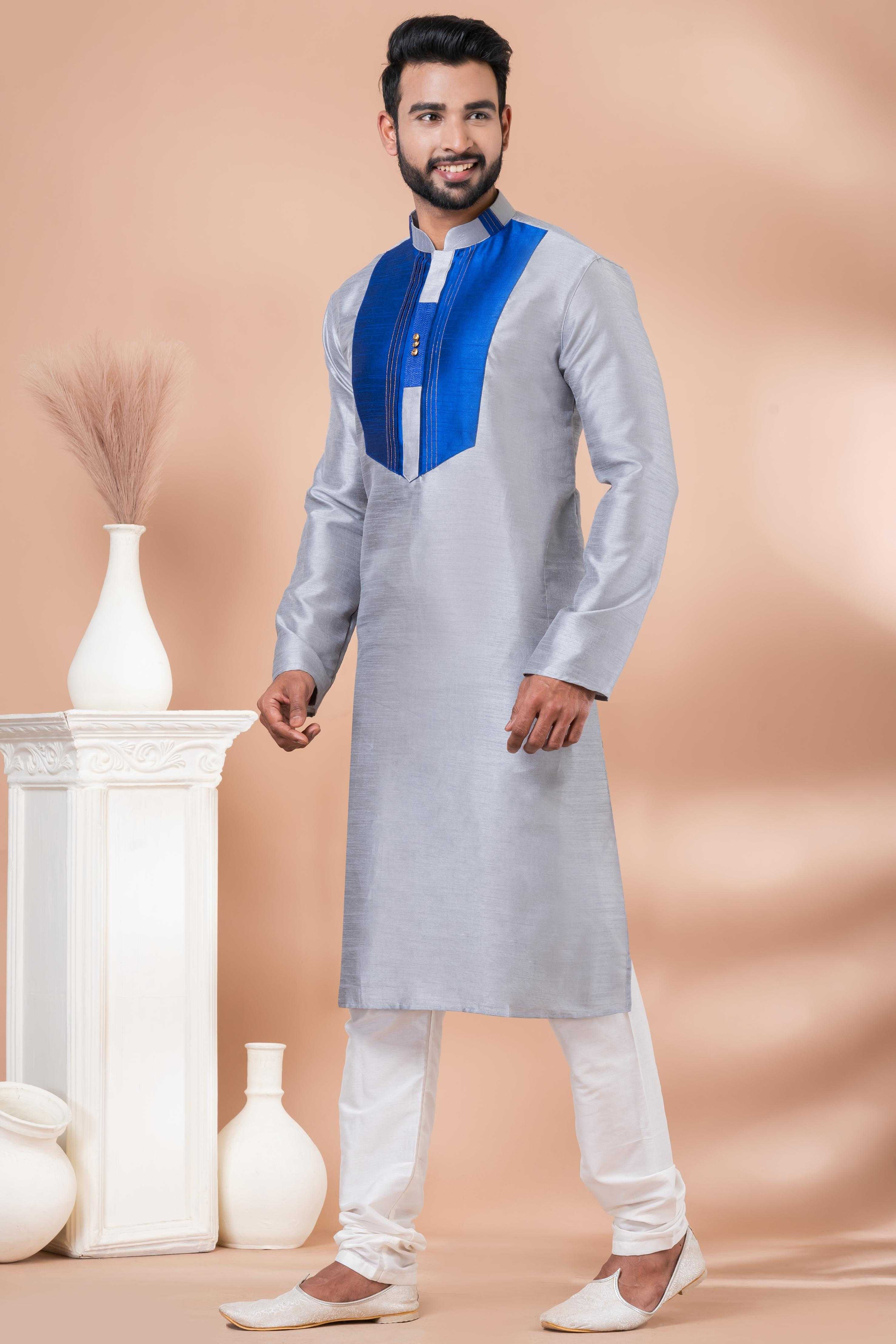 Ynf Banarasi Jacquard RIN223 3386B Mens Wear Wholesale Mens Kurtas Mens Kurta Pyjama Men Wedding kurta Manufacturer
