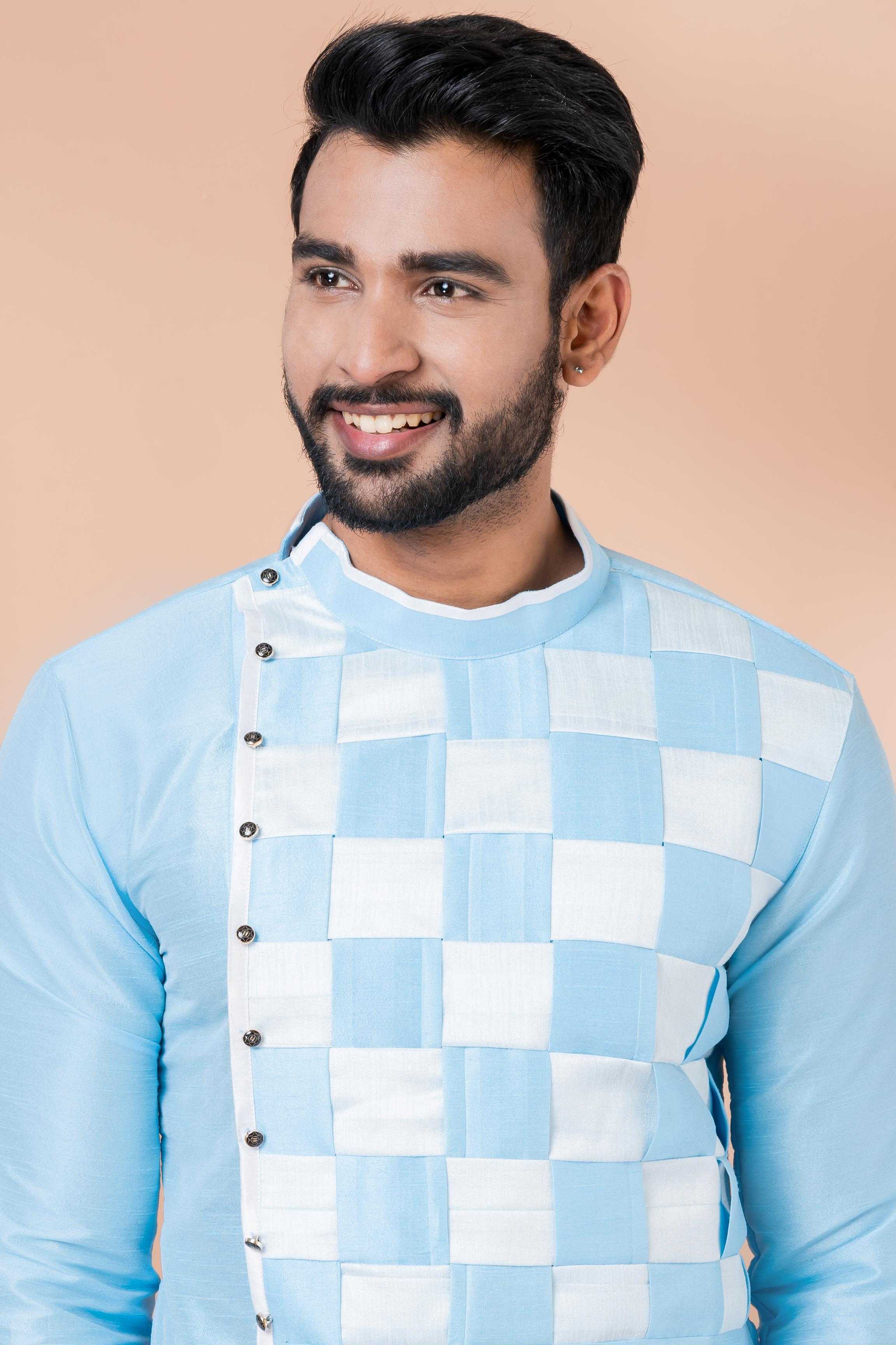 Ynf Banarasi Jacquard RIN223 3390C Mens Wear Wholesale Mens Kurtas Mens Kurta Pyjama Men Wedding kurta Manufacturer
