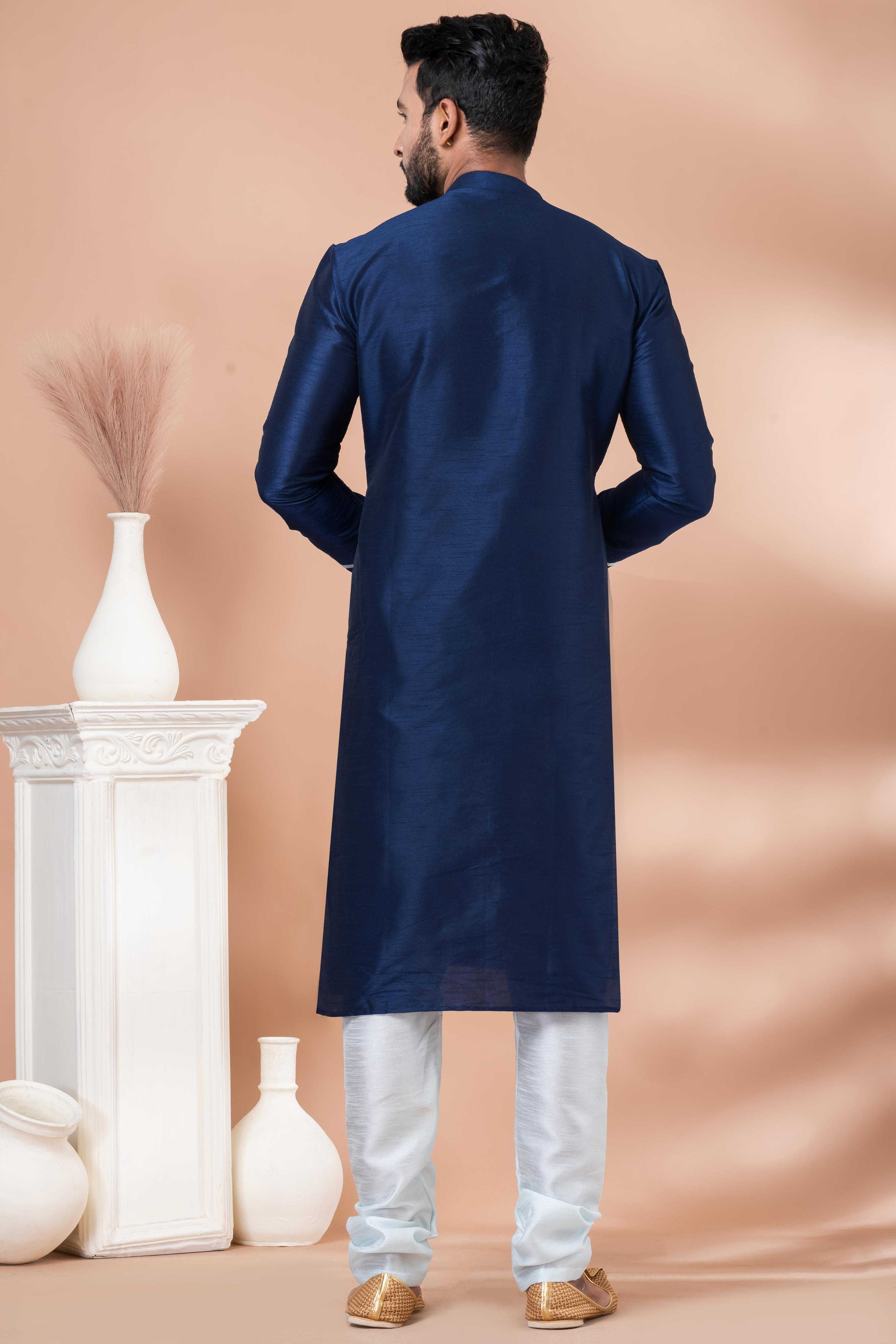 Ynf Banarasi Jacquard RIN223 3391C Mens Wear Wholesale Mens Kurtas Mens Kurta Pyjama Men Wedding kurta Manufacturer