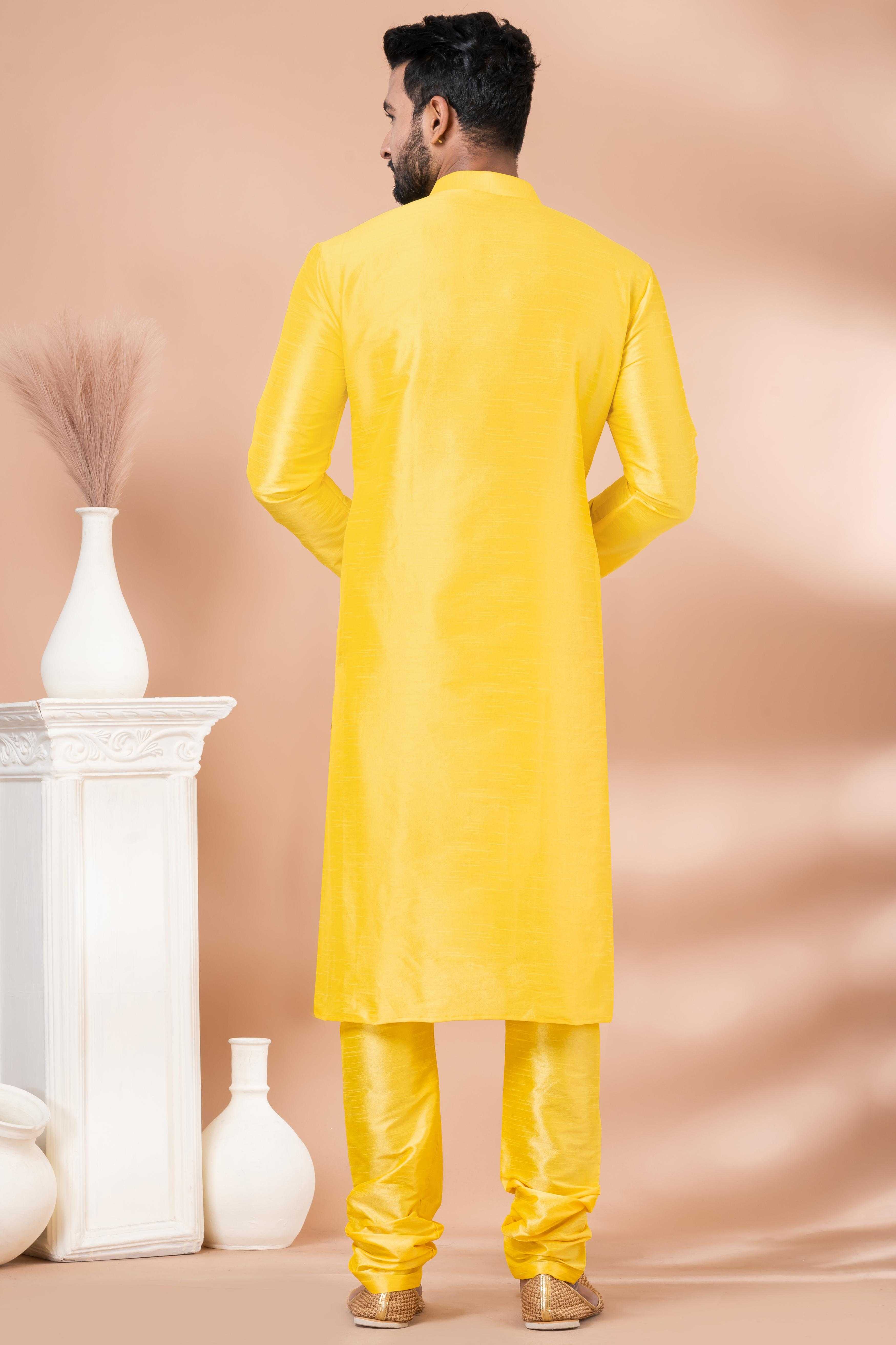 Ynf Banarasi Jacquard RIN223 3392A Mens Wear Wholesale Mens Kurtas Mens Kurta Pyjama Men Wedding kurta Manufacturer