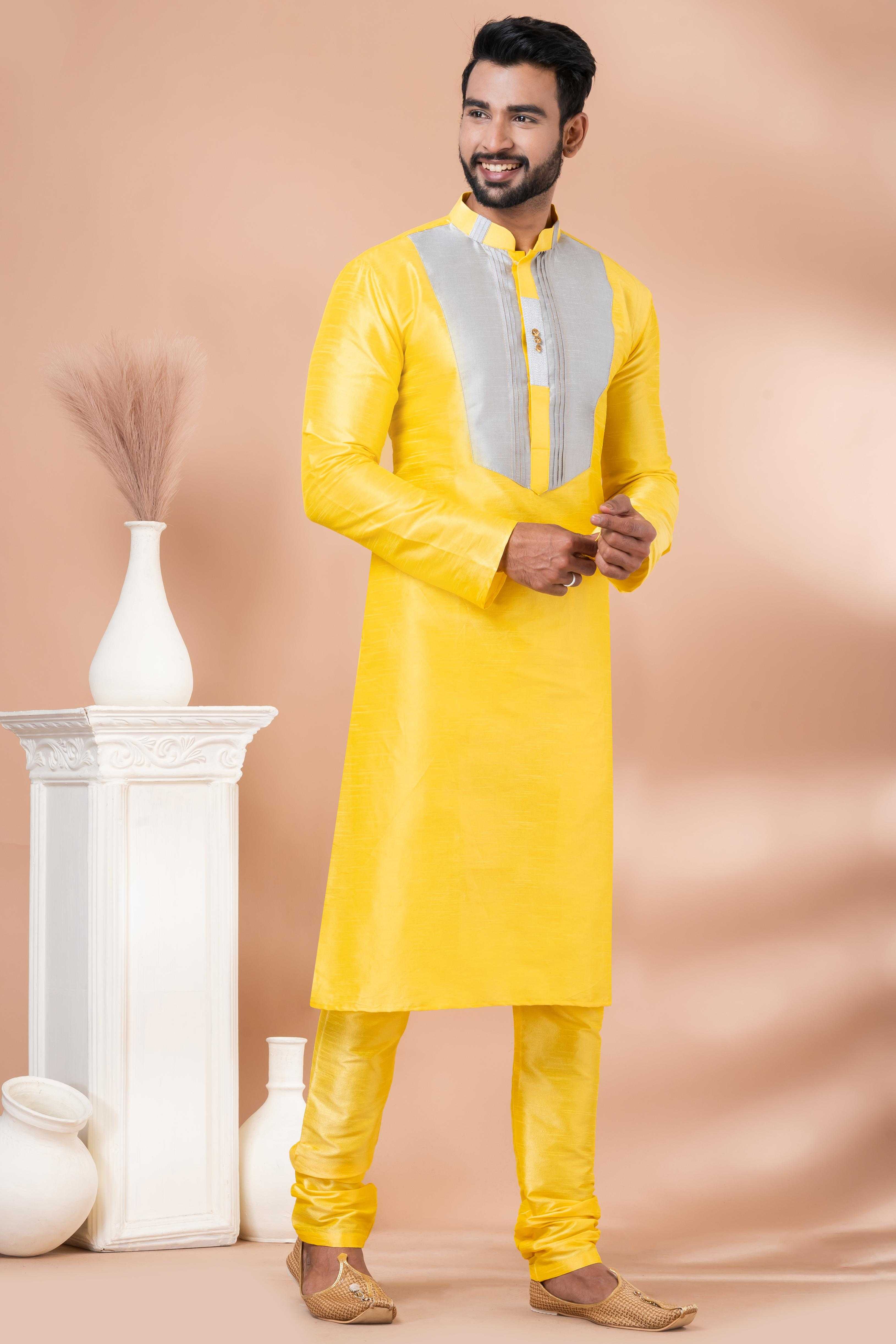 Ynf Banarasi Jacquard RIN223 3392C Mens Wear Wholesale Mens Kurtas Mens Kurta Pyjama Men Wedding kurta Manufacturer