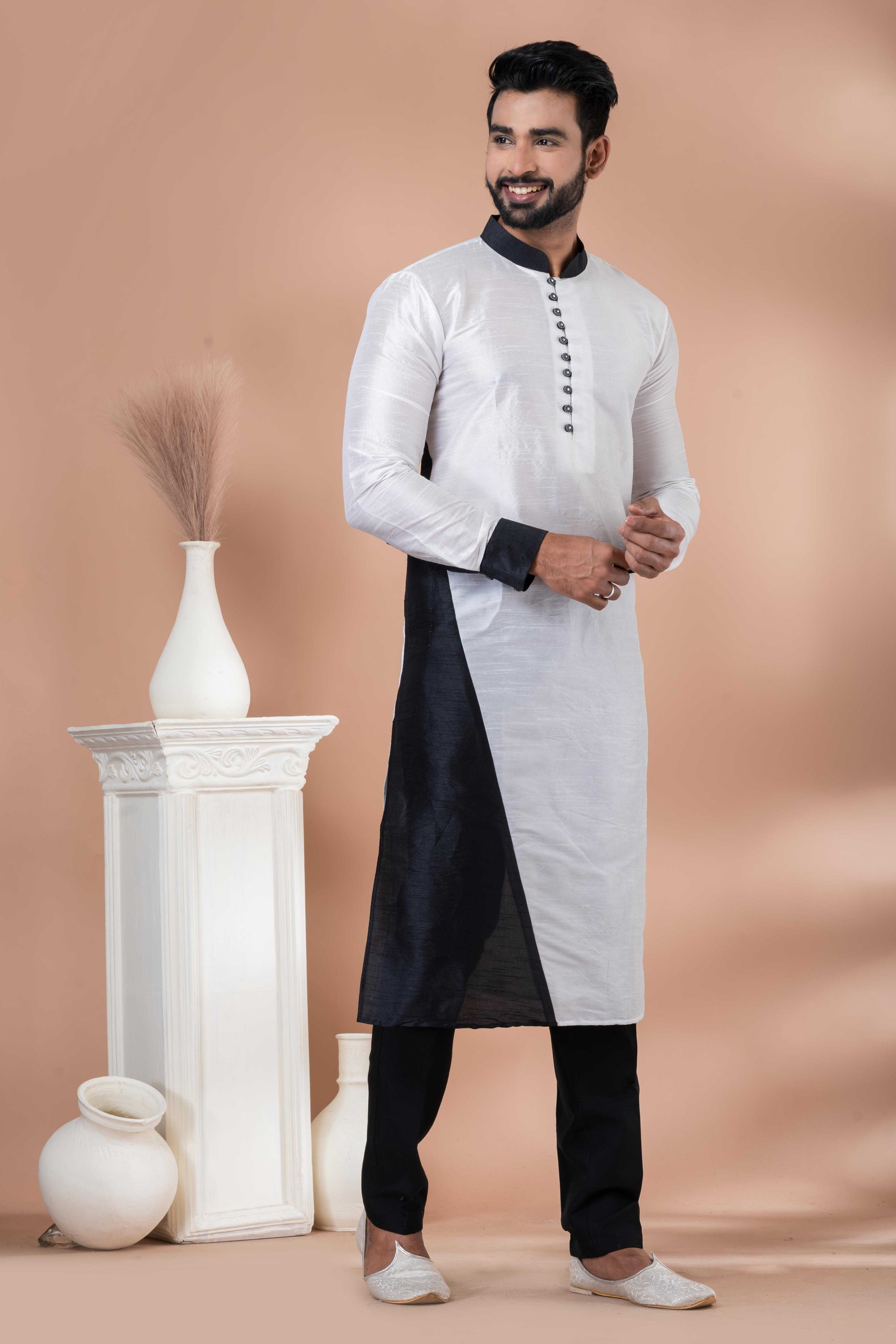 Ynf Banarasi Jacquard RIN223 3416B Mens Wear Festive Collections Wholesale Mens Kurtas Mens Kurta Pyjama Onam Collections Manufacturer