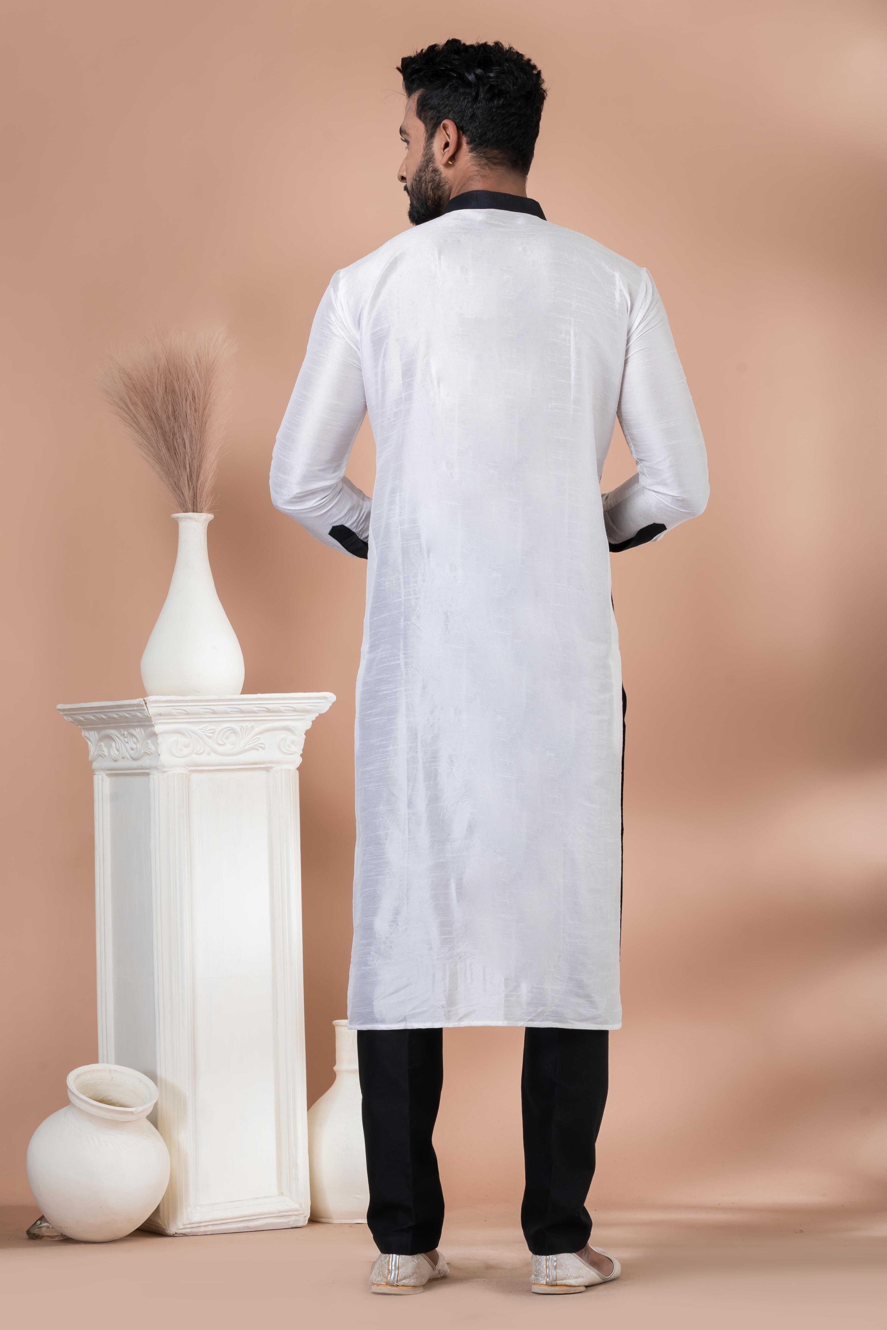 Ynf Banarasi Jacquard RIN223 3416B Mens Wear Festive Collections Wholesale Mens Kurtas Mens Kurta Pyjama Onam Collections Manufacturer