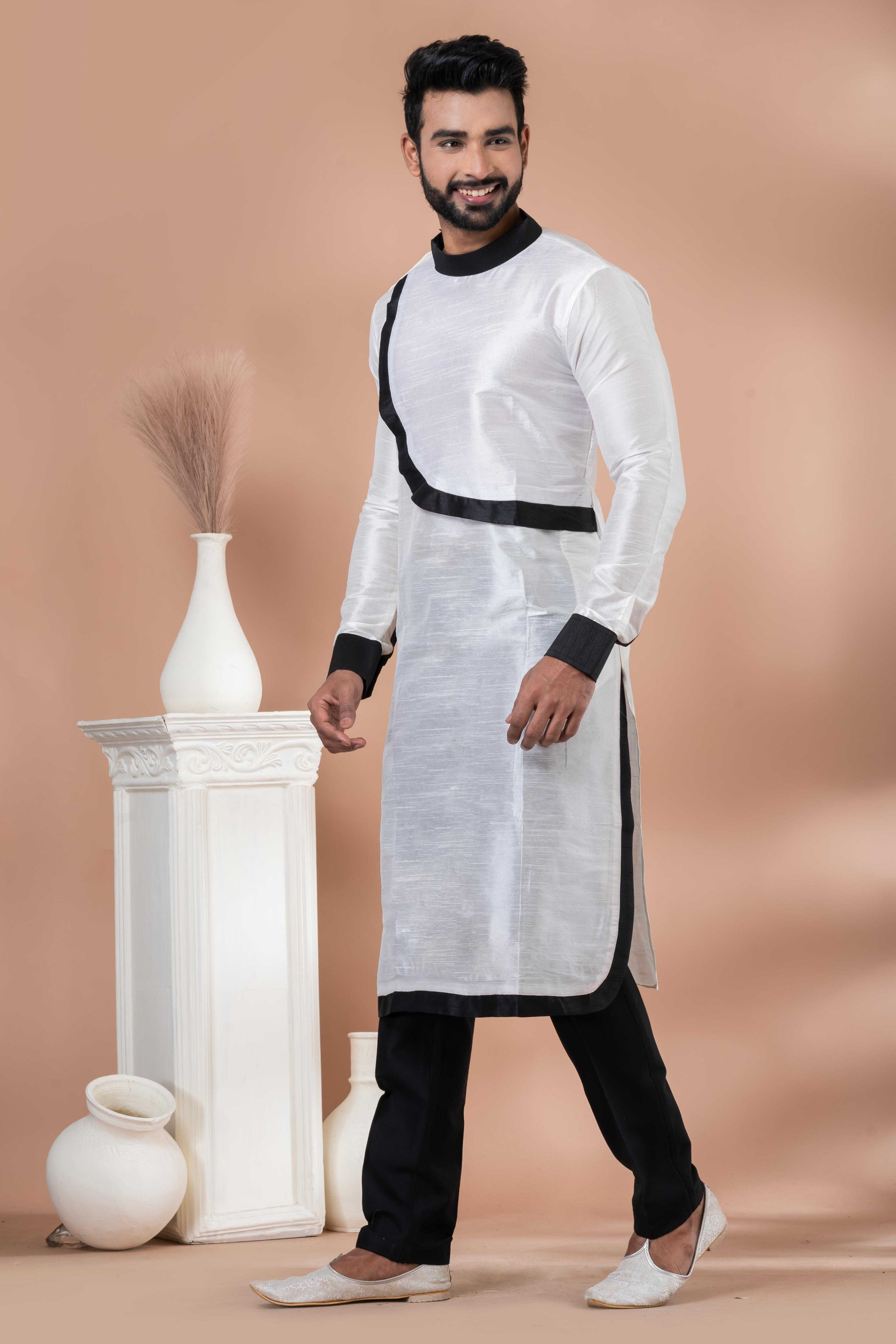 Ynf Banarasi Jacquard RIN223 3417B Mens Wear Festive Collections Wholesale Mens Kurtas Mens Kurta Pyjama Onam Collections Manufacturer