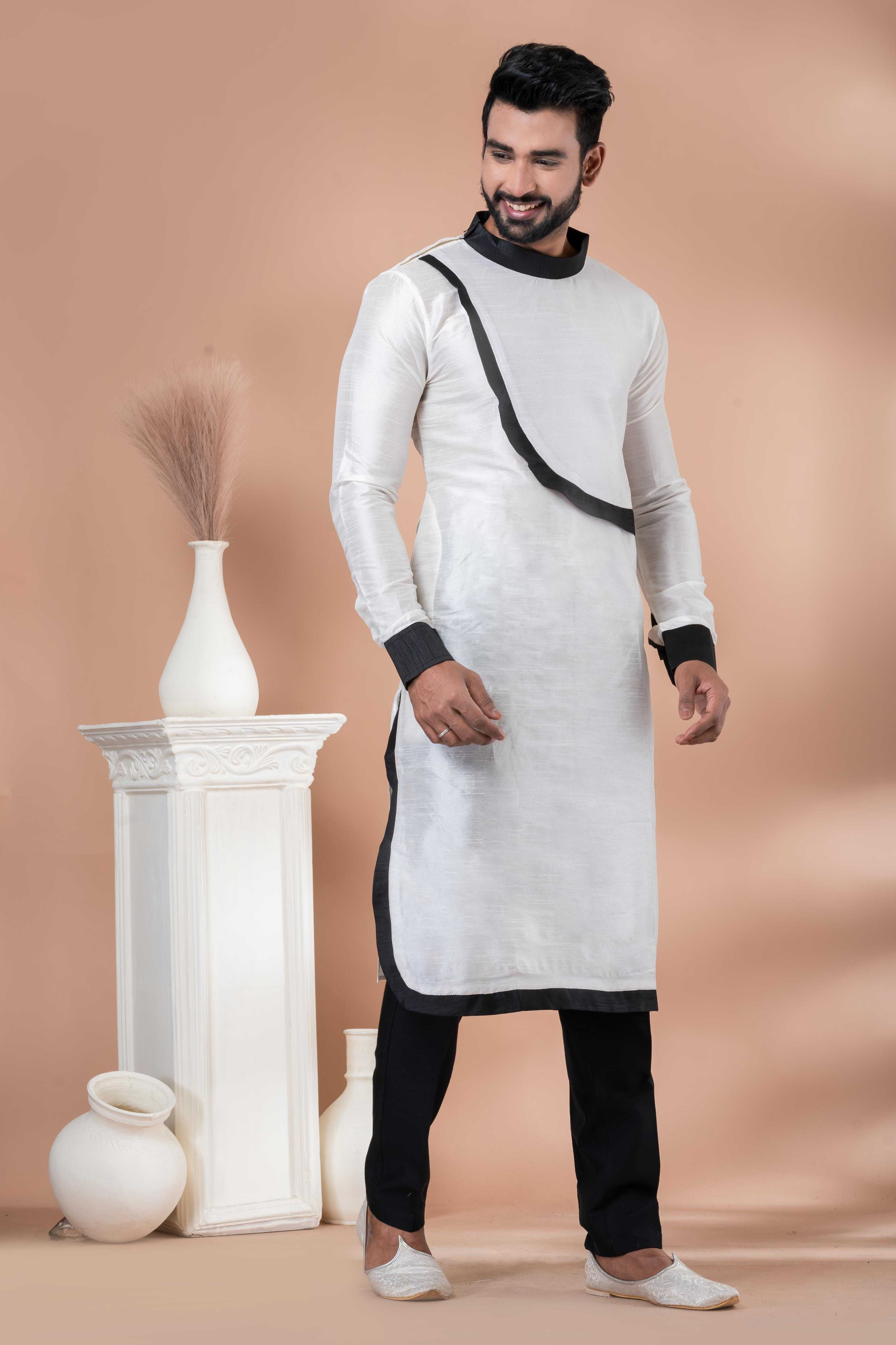 Ynf Banarasi Jacquard RIN223 3417B Mens Wear Festive Collections Wholesale Mens Kurtas Mens Kurta Pyjama Onam Collections Manufacturer