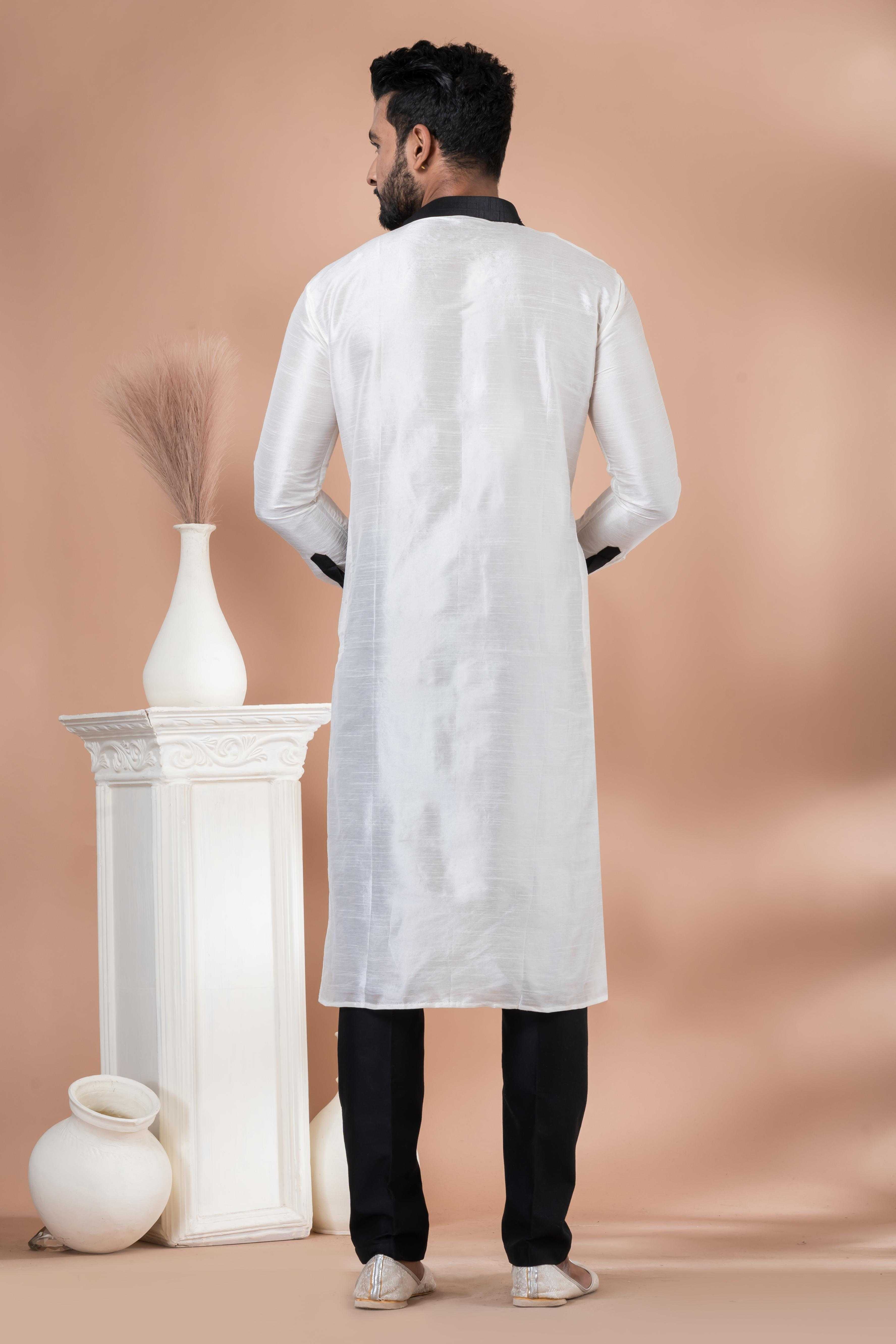 Ynf Banarasi Jacquard RIN223 3417B Mens Wear Festive Collections Wholesale Mens Kurtas Mens Kurta Pyjama Onam Collections Manufacturer