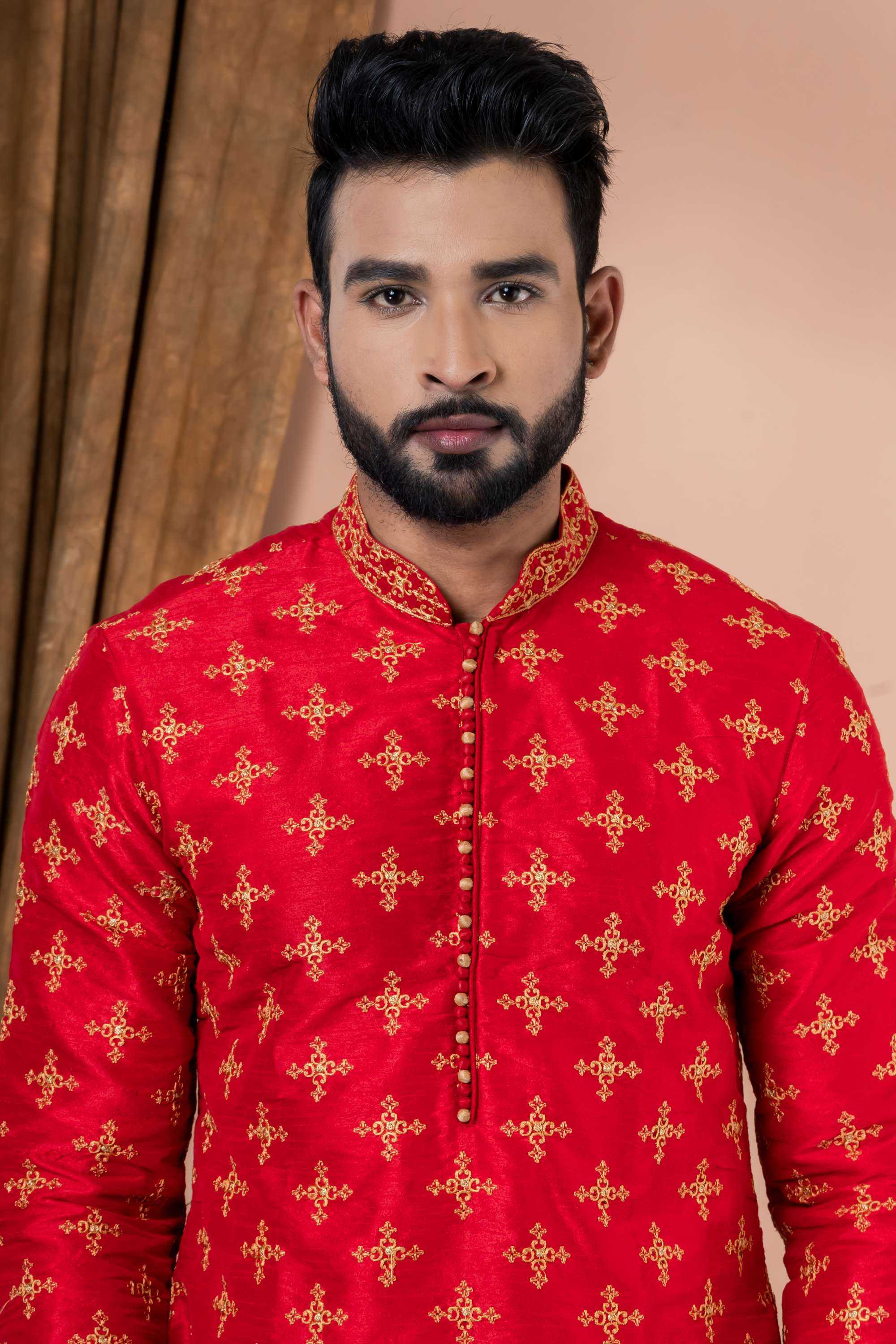 Ynf Banarasi Jacquard RIN223 3428A Mens Wear Wholesale Mens Kurtas Mens Kurta Pyjama Men Wedding kurta Manufacturer