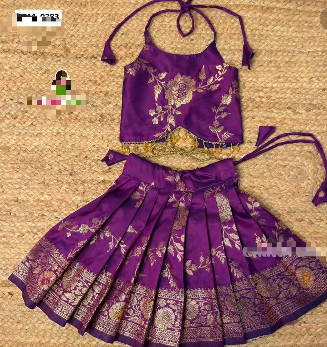 Ynf Banarasi Soft Silk KESH493 304 Kids Wear Wholesale Kids Lehenga Kids Lehenga Choli Baby Girl Lehenga Manufacturer