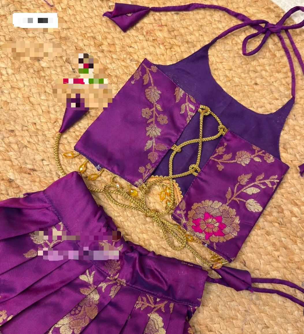 Ynf Banarasi Soft Silk KESH493 304 Kids Wear Wholesale Kids Lehenga Kids Lehenga Choli Baby Girl Lehenga Manufacturer