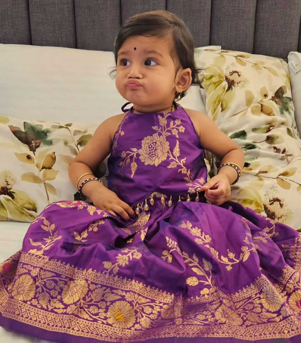 Ynf Banarasi Soft Silk KESH493 304 Kids Wear Wholesale Kids Lehenga Kids Lehenga Choli Baby Girl Lehenga Manufacturer