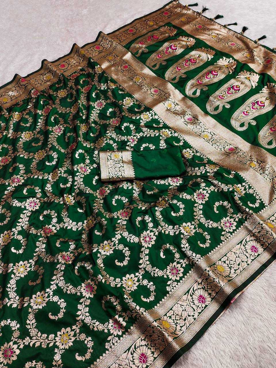 Ynf Banarasi Soft Silk KESH515 Banarasi - 6 Silk Sarees Wedding Collections Festive Collections Wholesale Banarasi Silk Sarees Traditional Silk Sarees Silk Sarees With Blouse Manufacturer