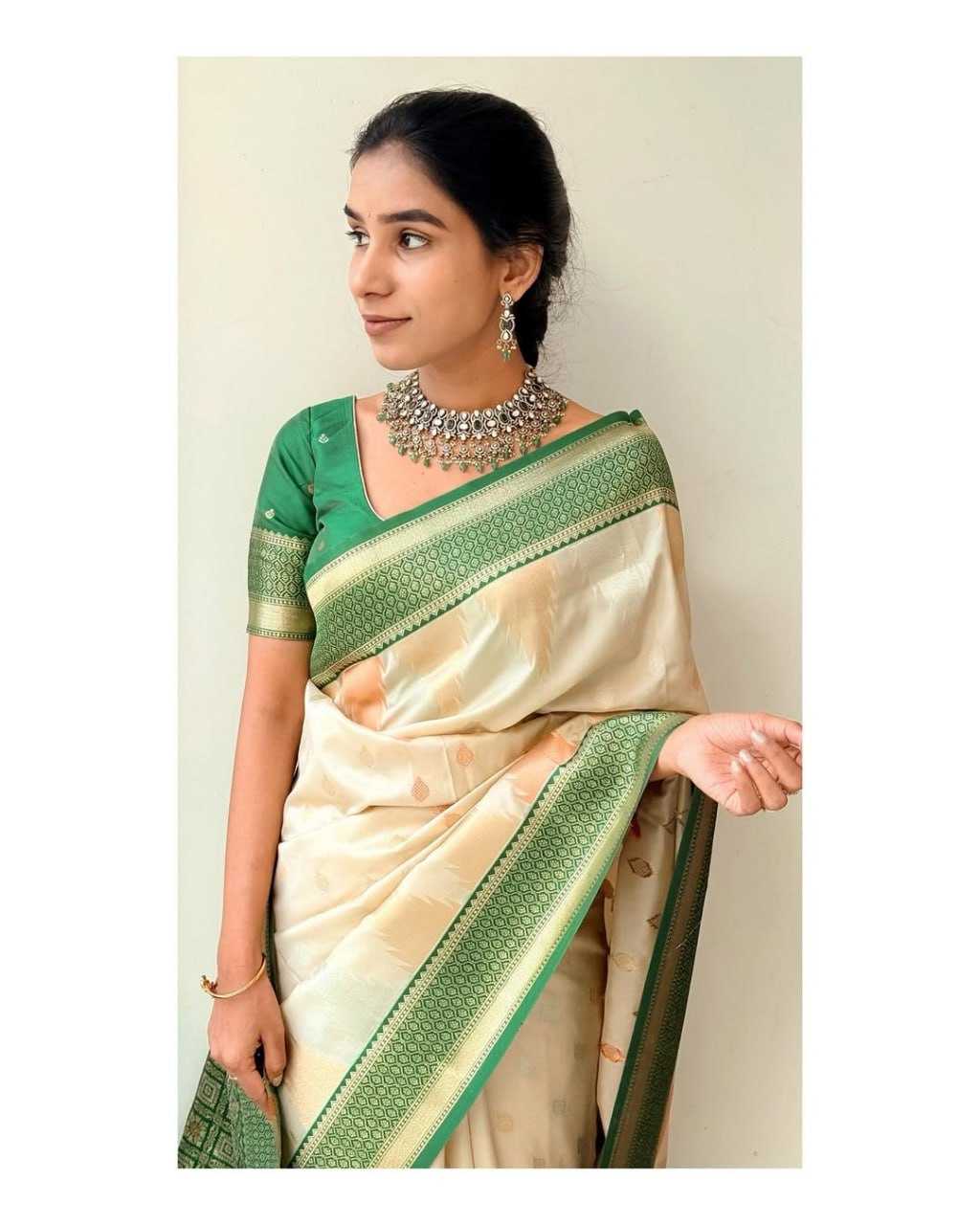 Ynf Banarasi Soft Silk RIN101 50206 Silk Sarees Festive Collections Wholesale Kerala Kasavu Sarees Gadwal Sarees Onam Collections Manufacturer