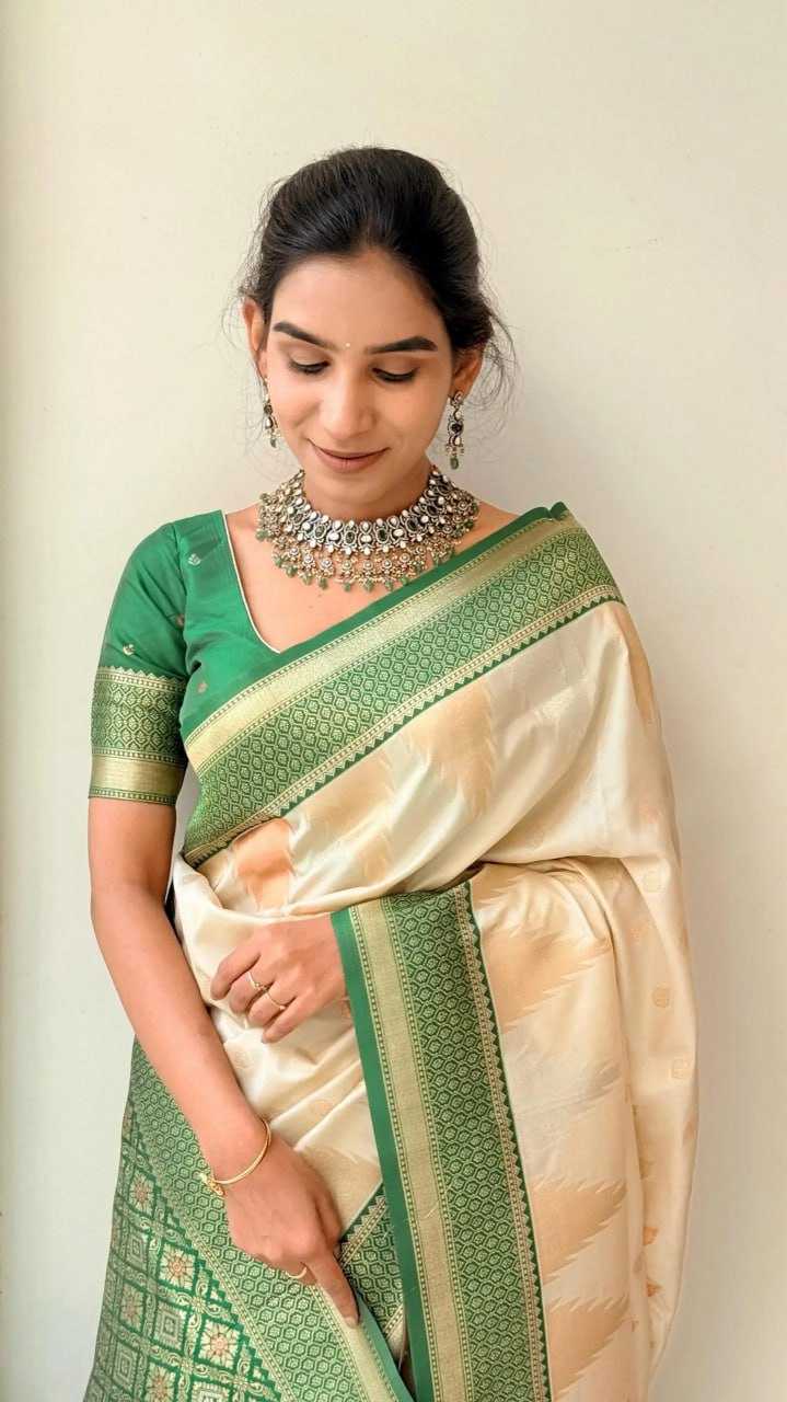Ynf Banarasi Soft Silk RIN101 50206 Silk Sarees Festive Collections Wholesale Kerala Kasavu Sarees Gadwal Sarees Onam Collections Manufacturer
